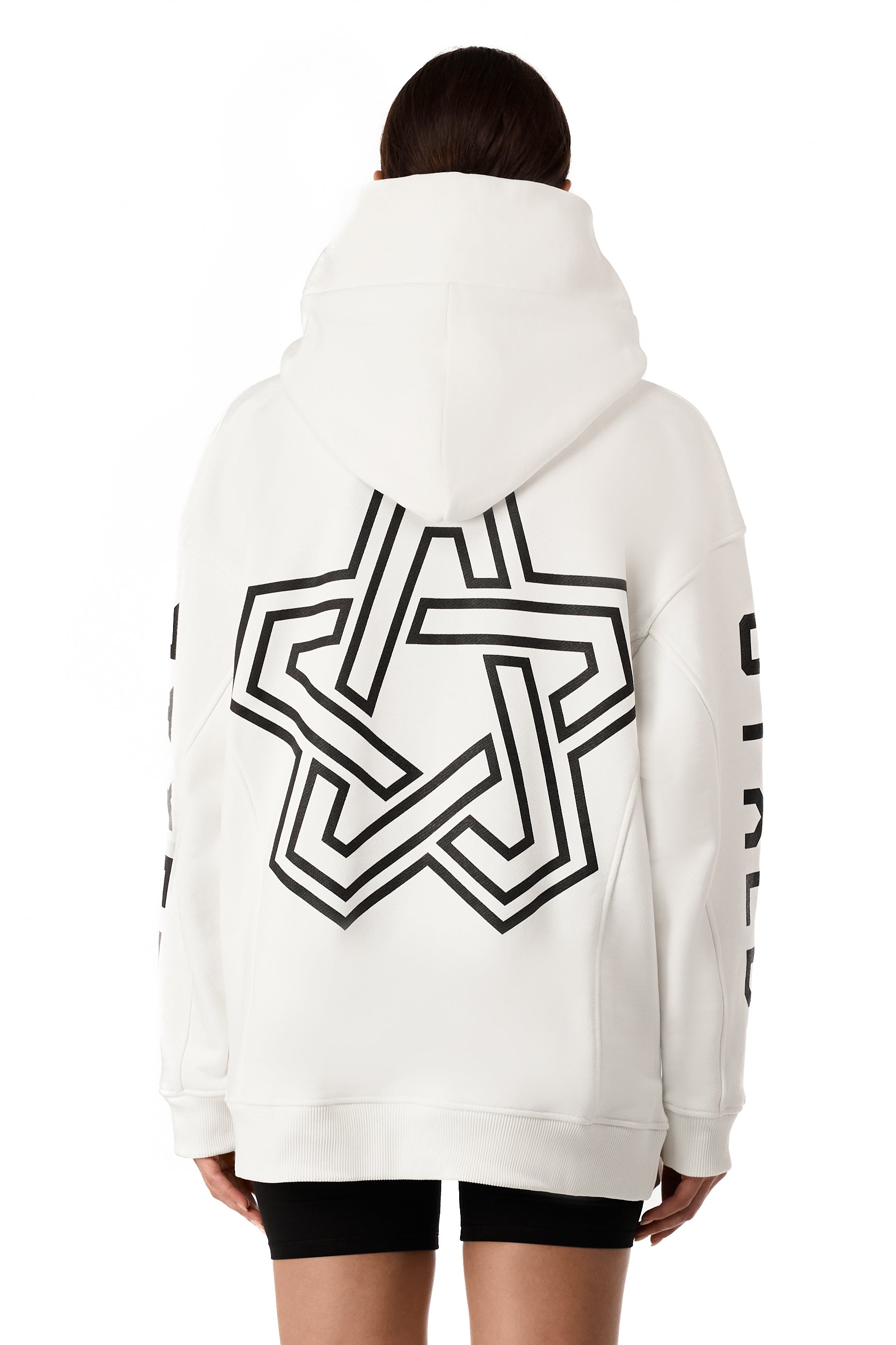 Hoodie Restrict Arc White Star