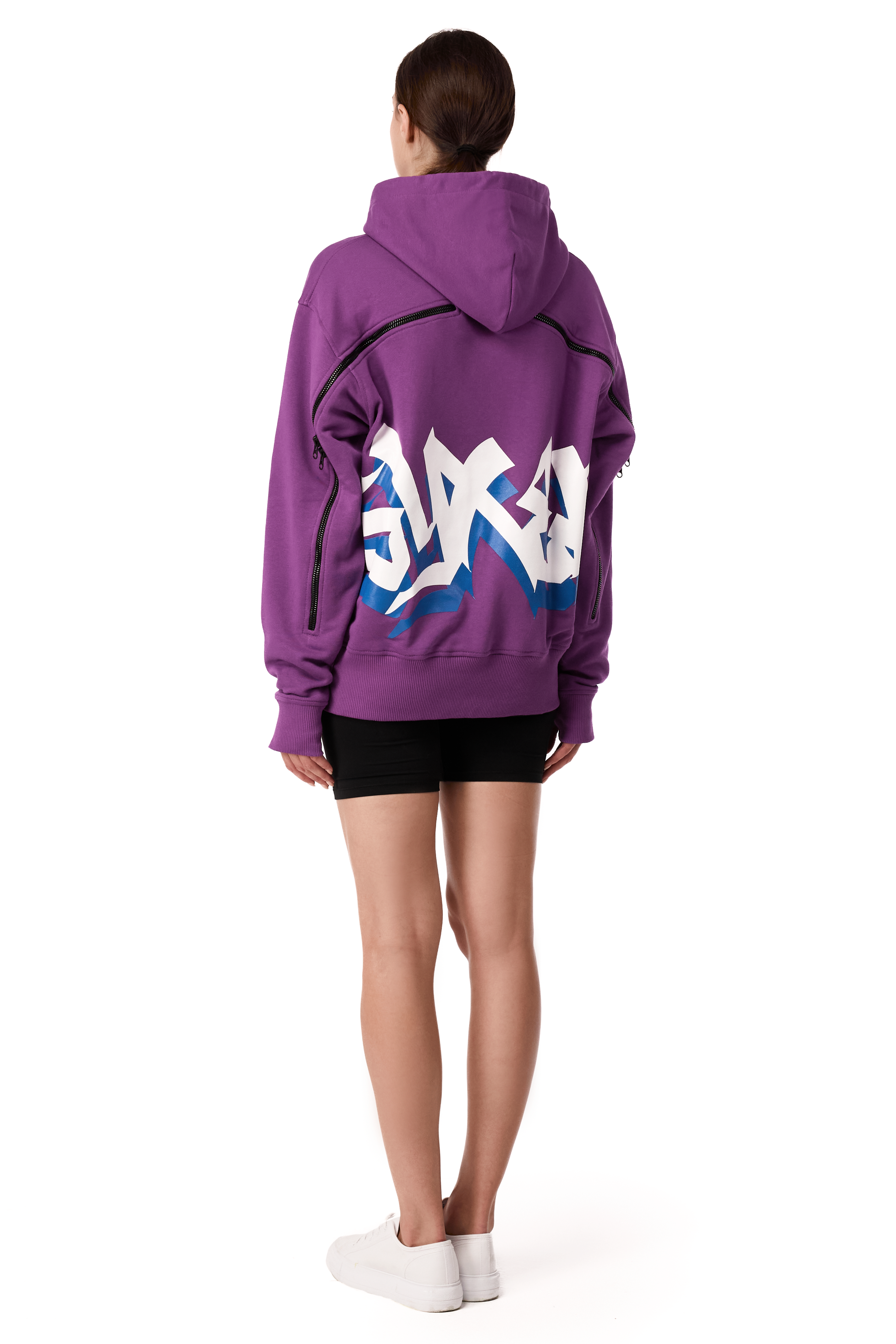 Lightning Hoodie Purple Signature Style