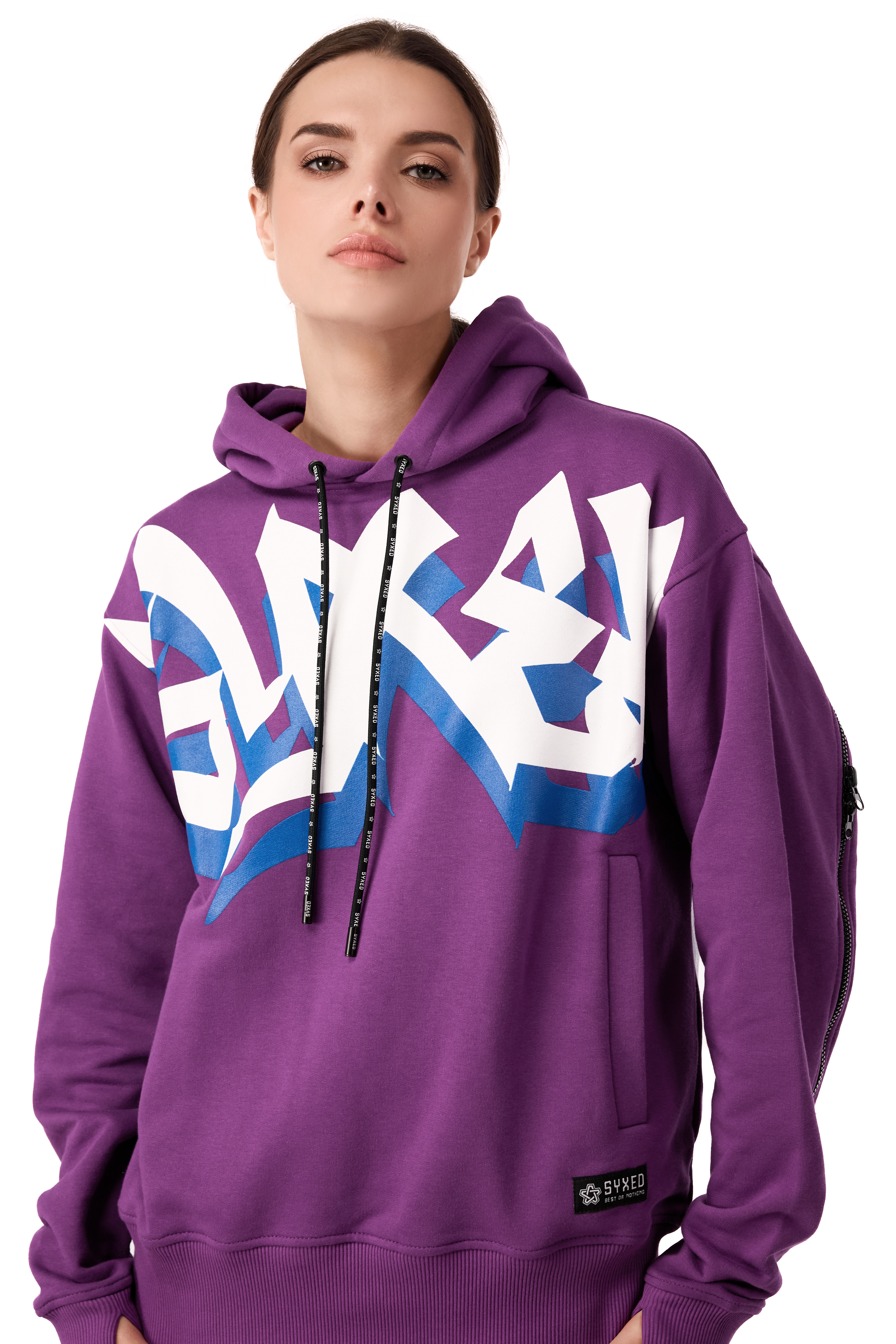 Lightning Hoodie Purple Signature Style