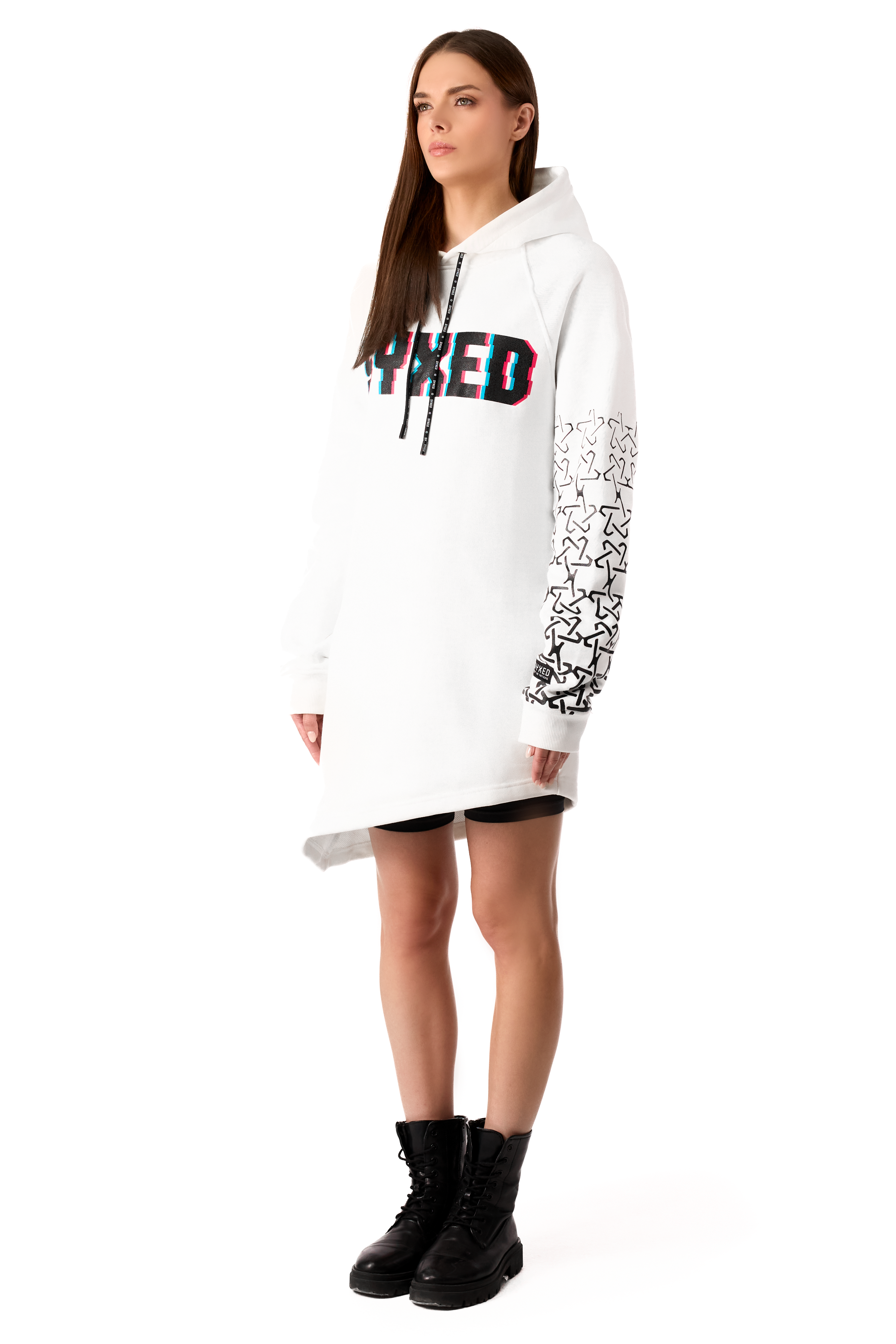Hoodie Longcut White Ethernal