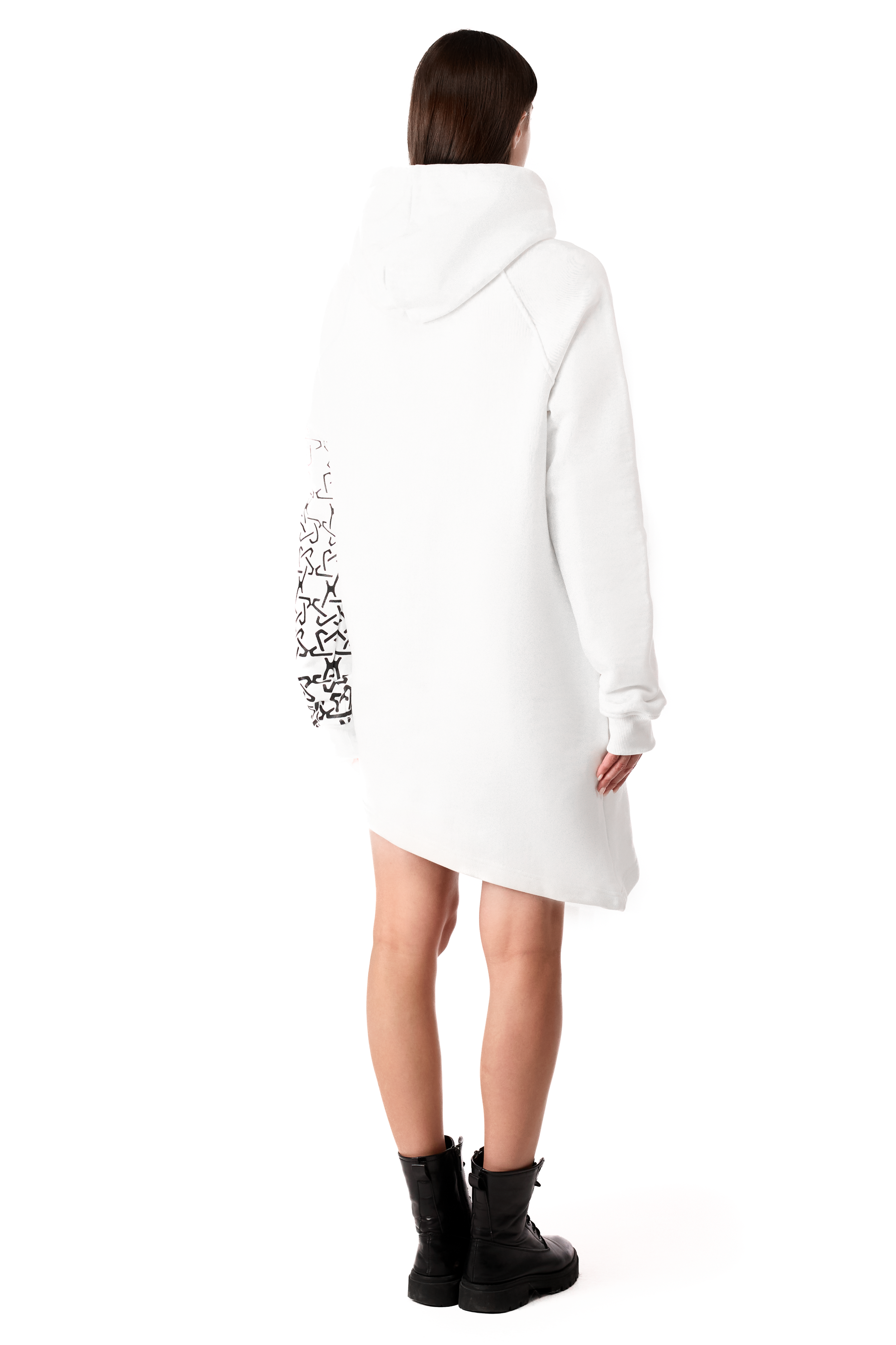 Hoodie Longcut White Ethernal