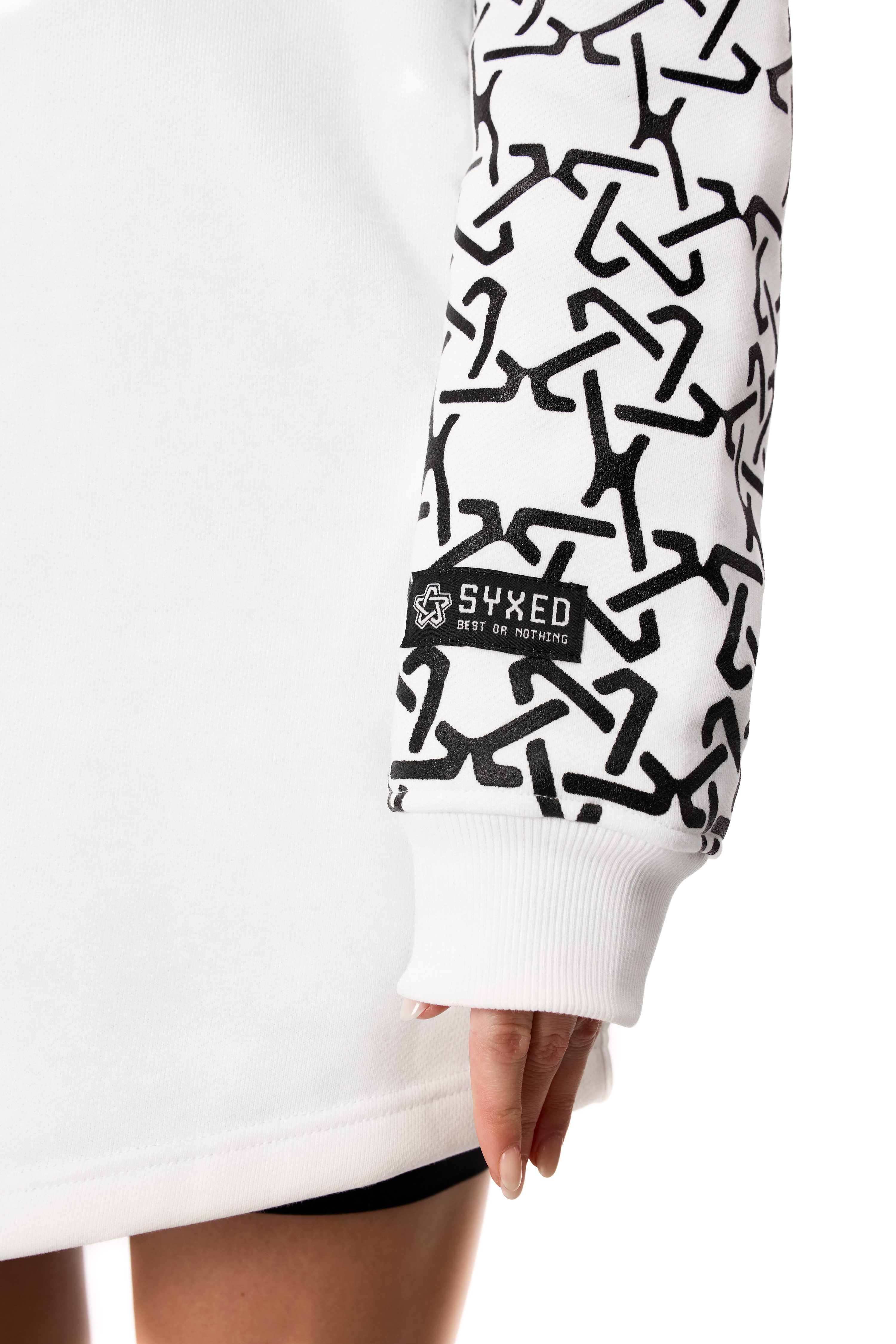 Hoodie Longcut White Ethernal