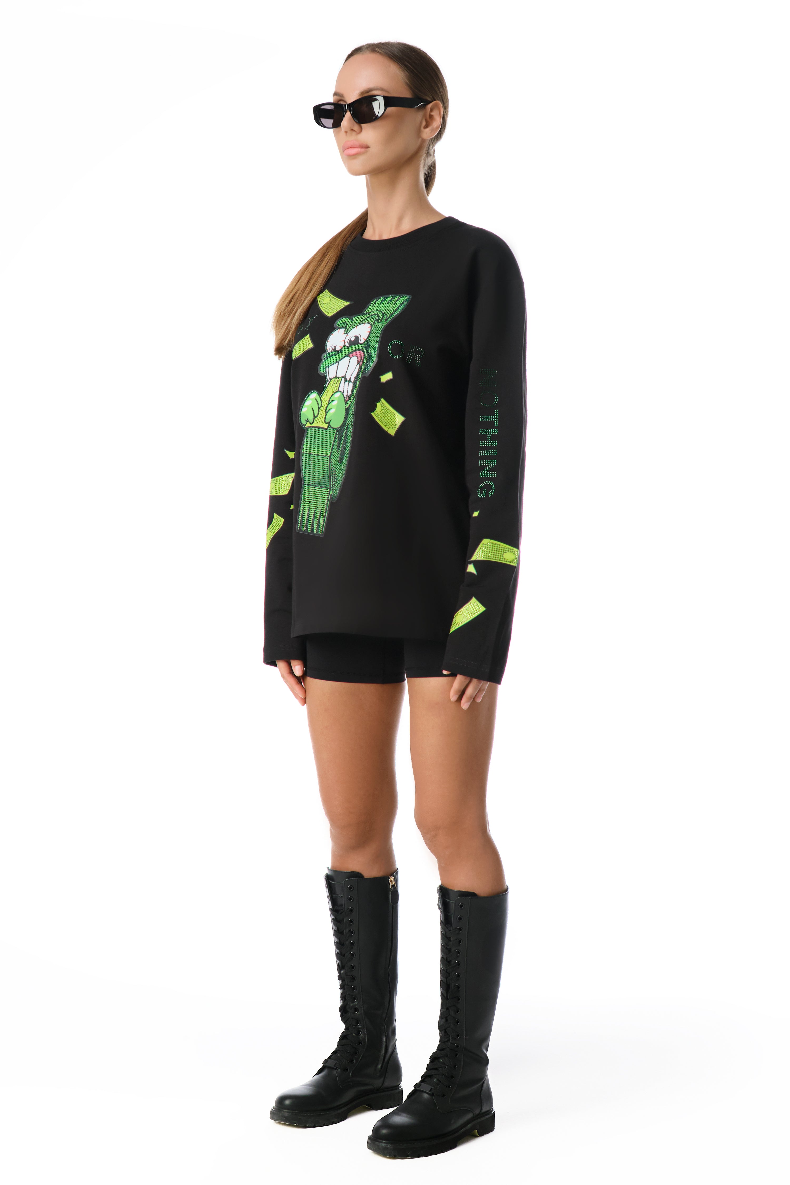 Longsleeve Rich Black