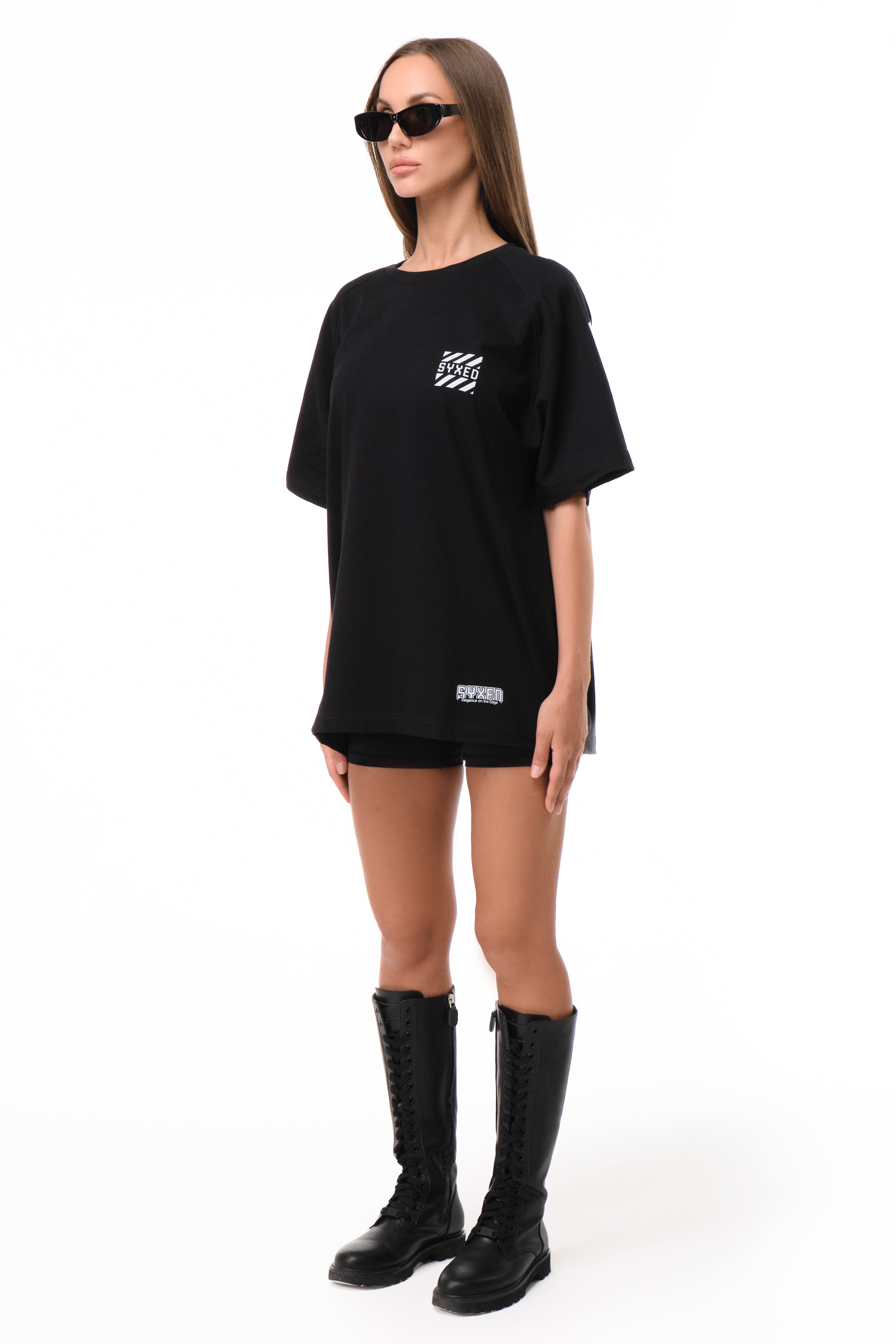 Spintext T-Shirt Black