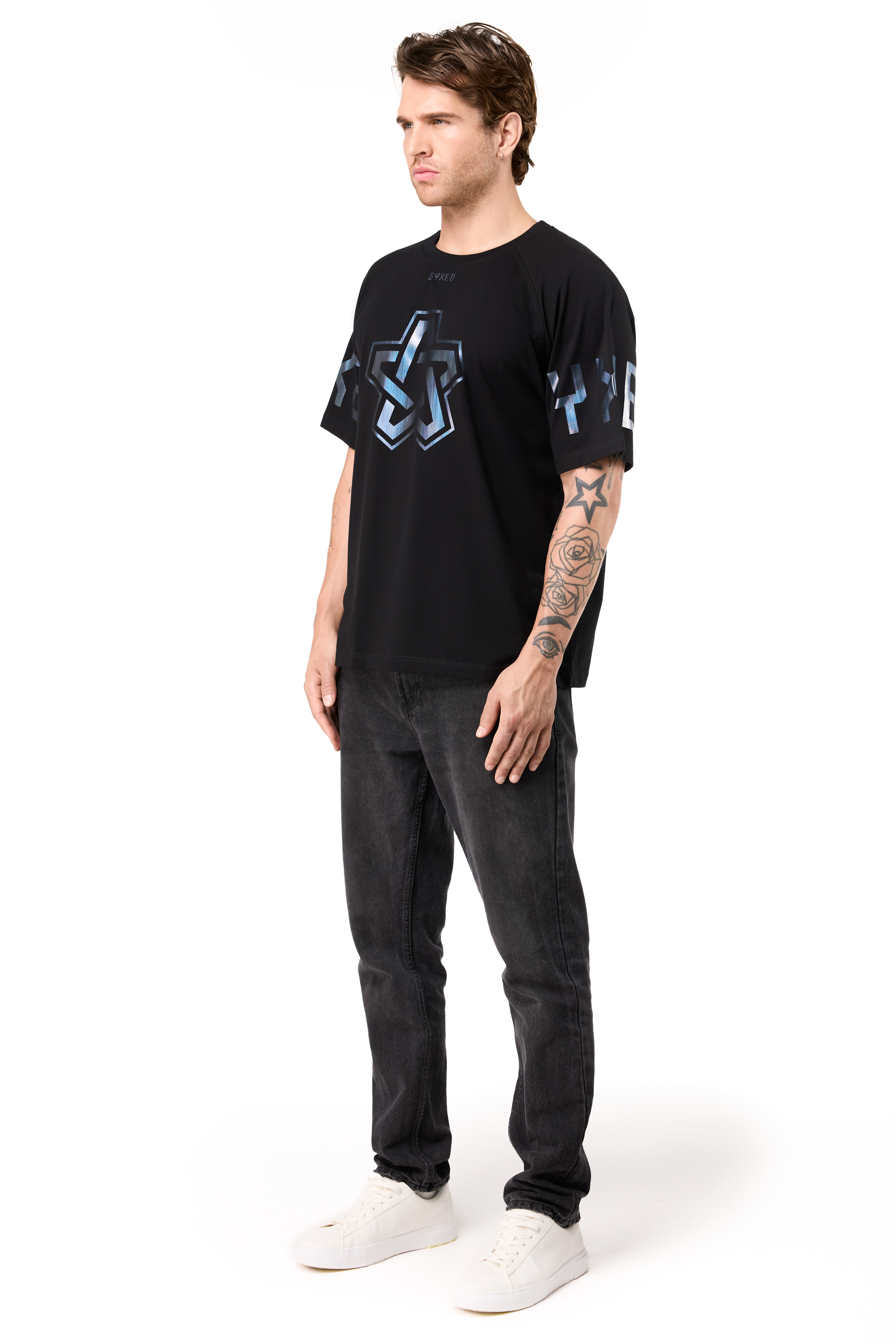 Holo Foil Black&Black T-Shirt