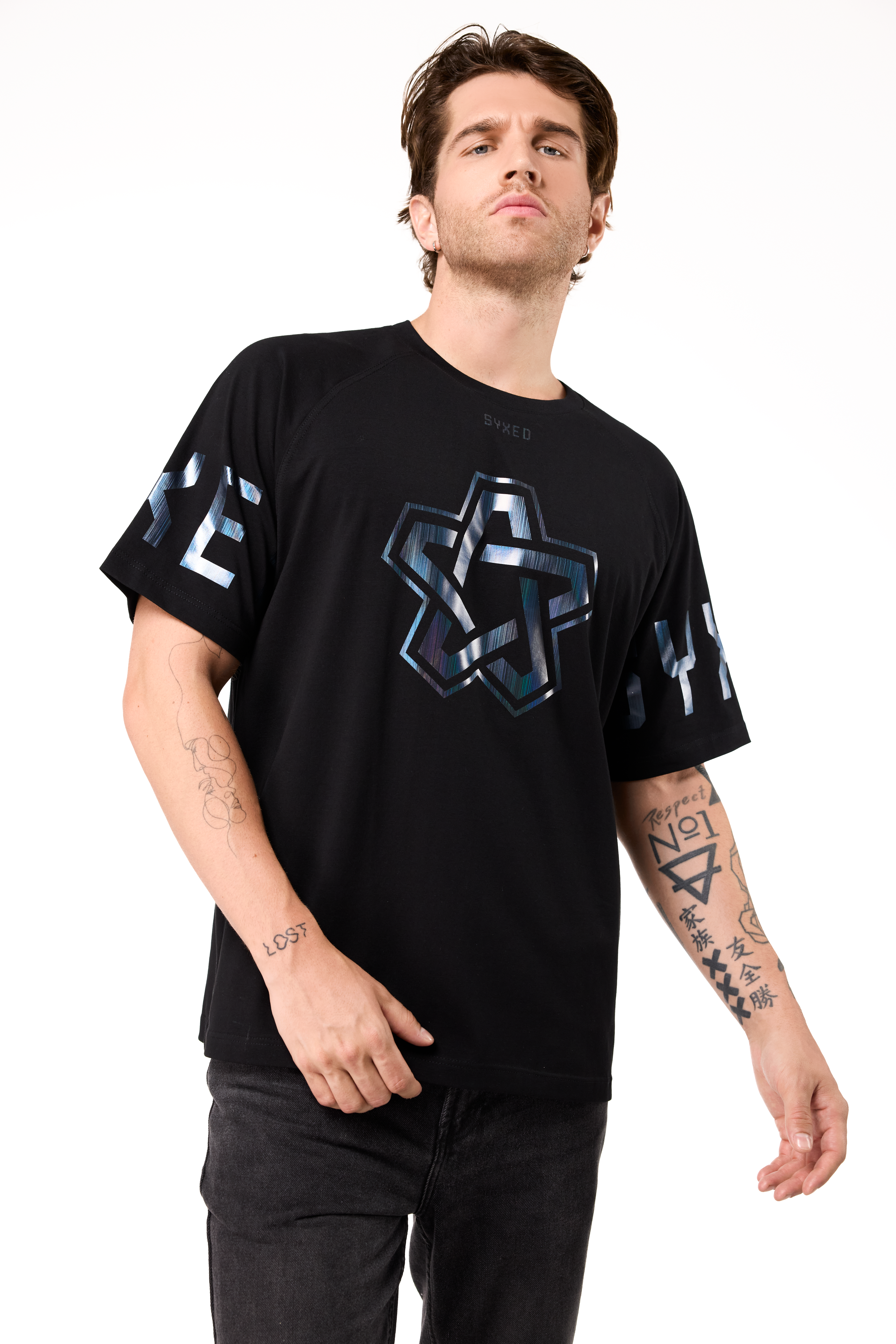 Holo Foil Black&Black T-Shirt