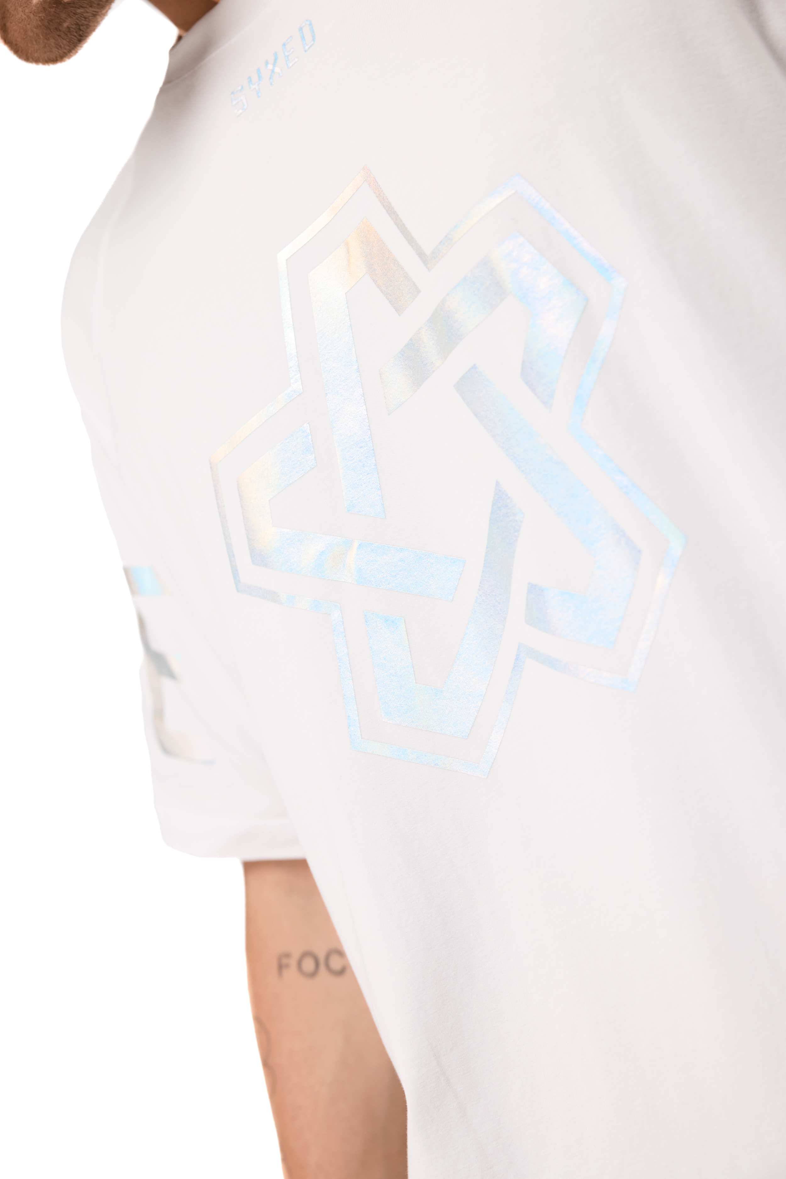 Holo Foil White T-Shirt