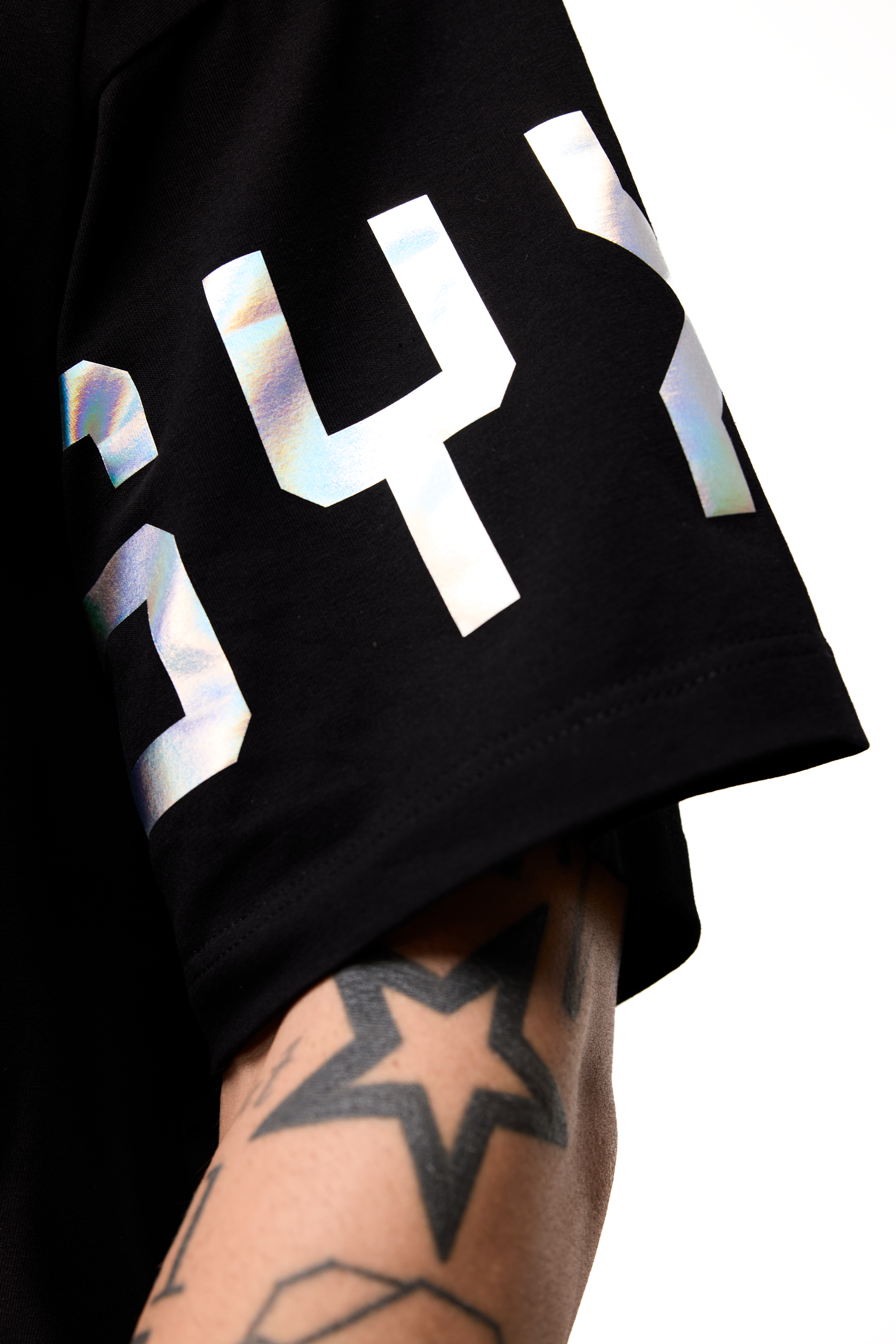 Holo Foil Black&White T-Shirt