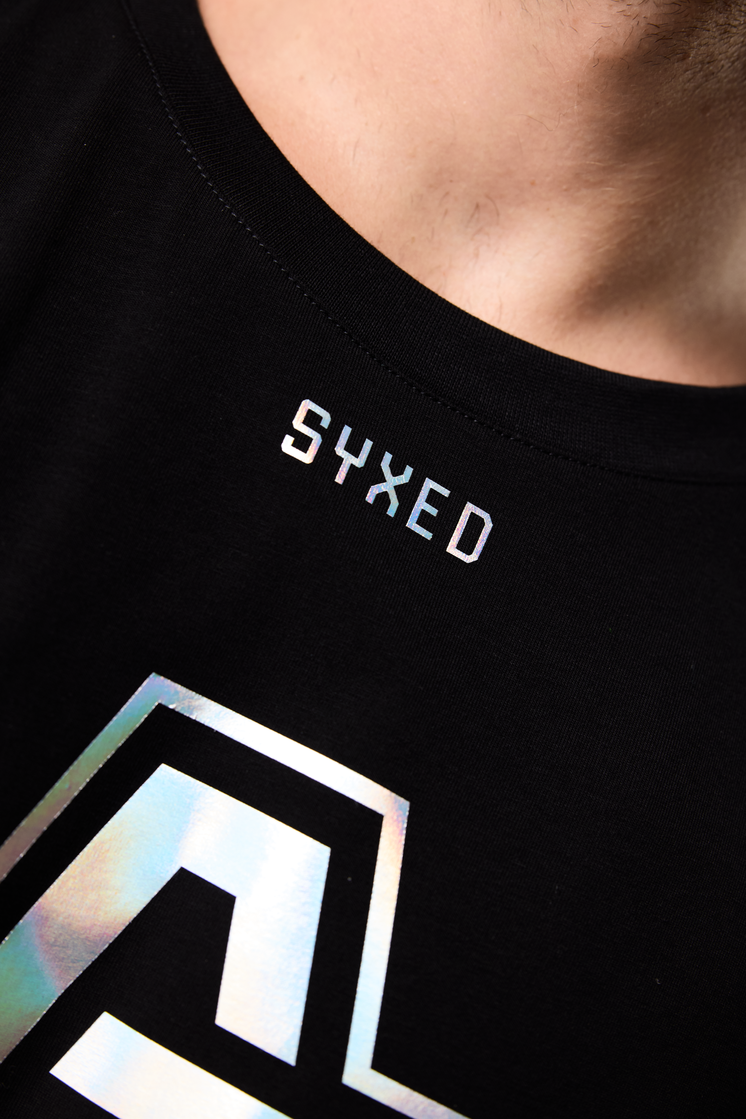 Holo Foil Black&White T-Shirt