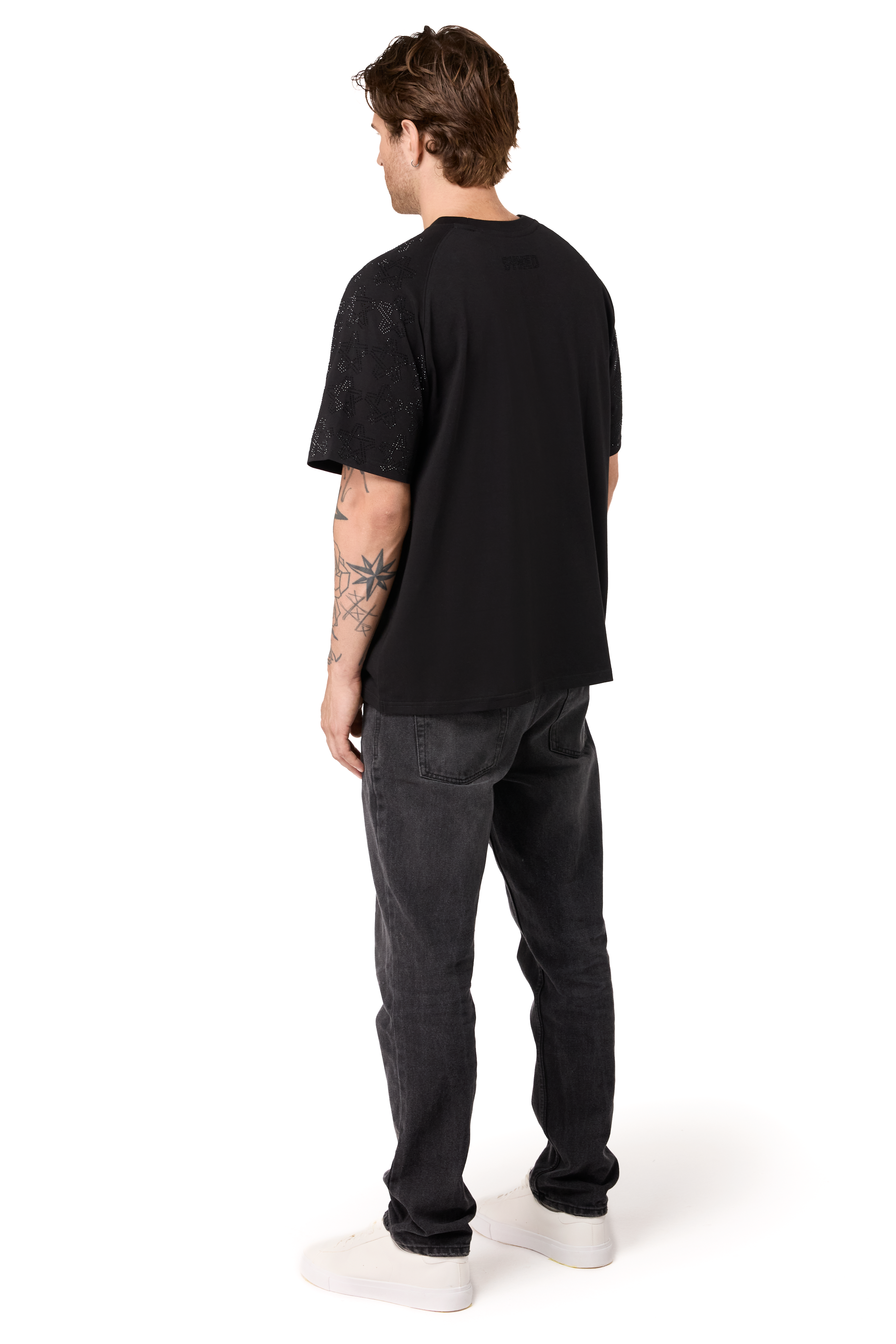 Spark T-Shirt Black with Black gems
