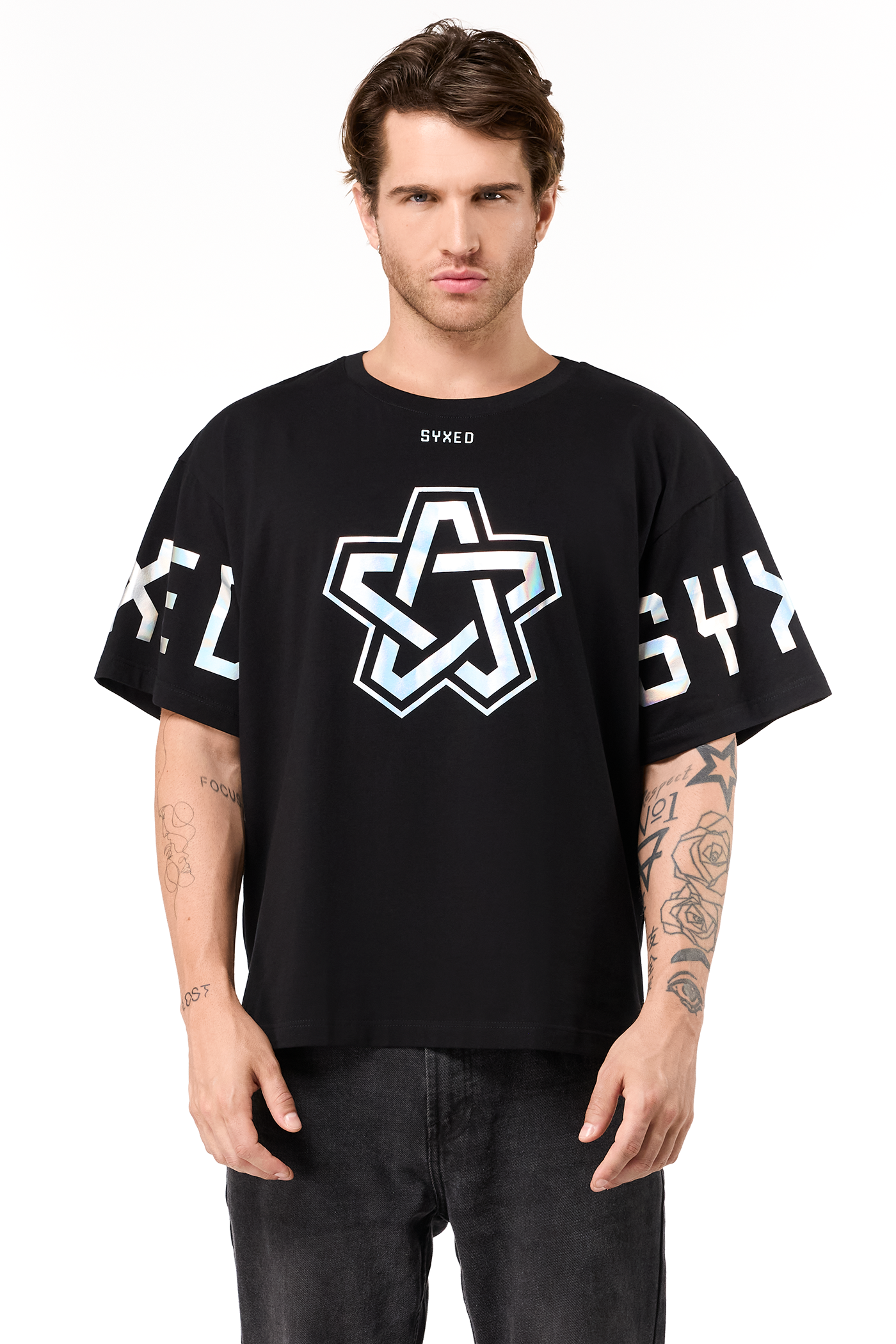 Holo Foil Black&White T-Shirt