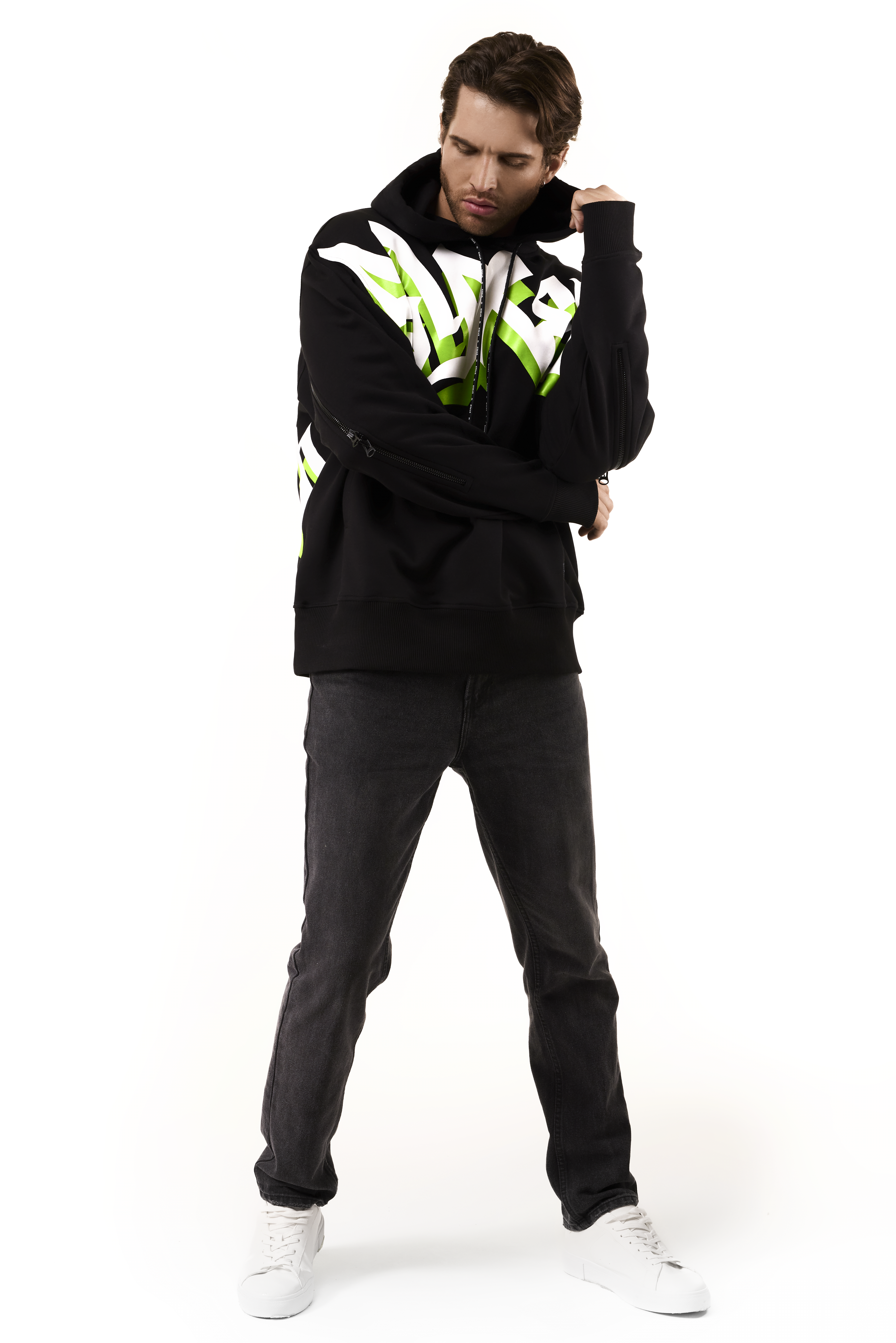 Lightning Hoodie Blaсk Signature Style