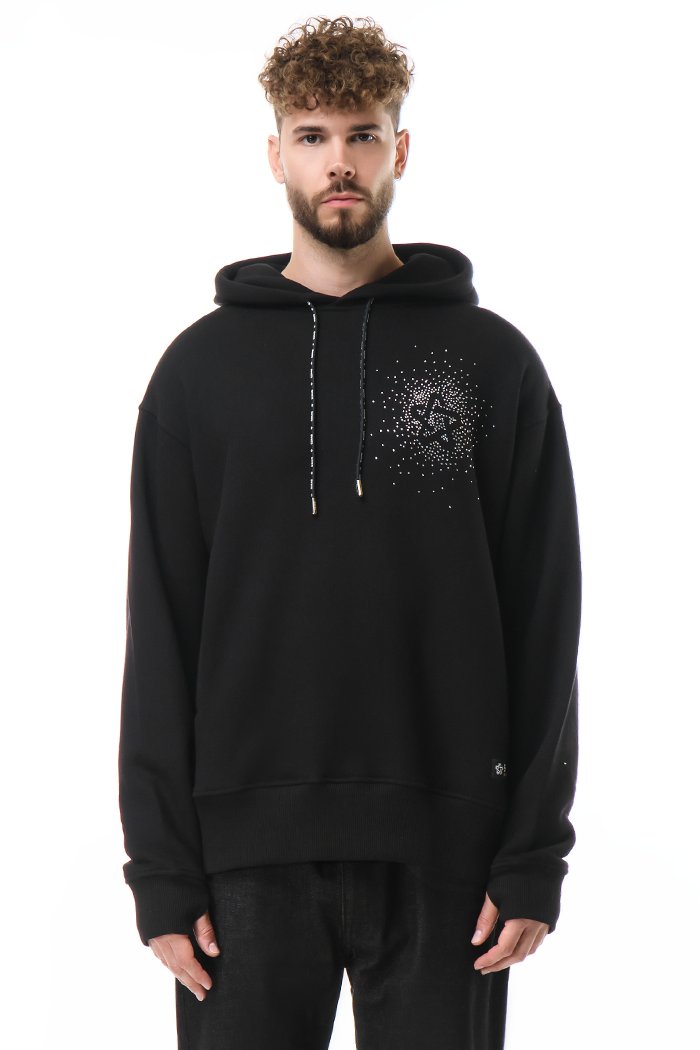 Lightning Hoodie White Gems