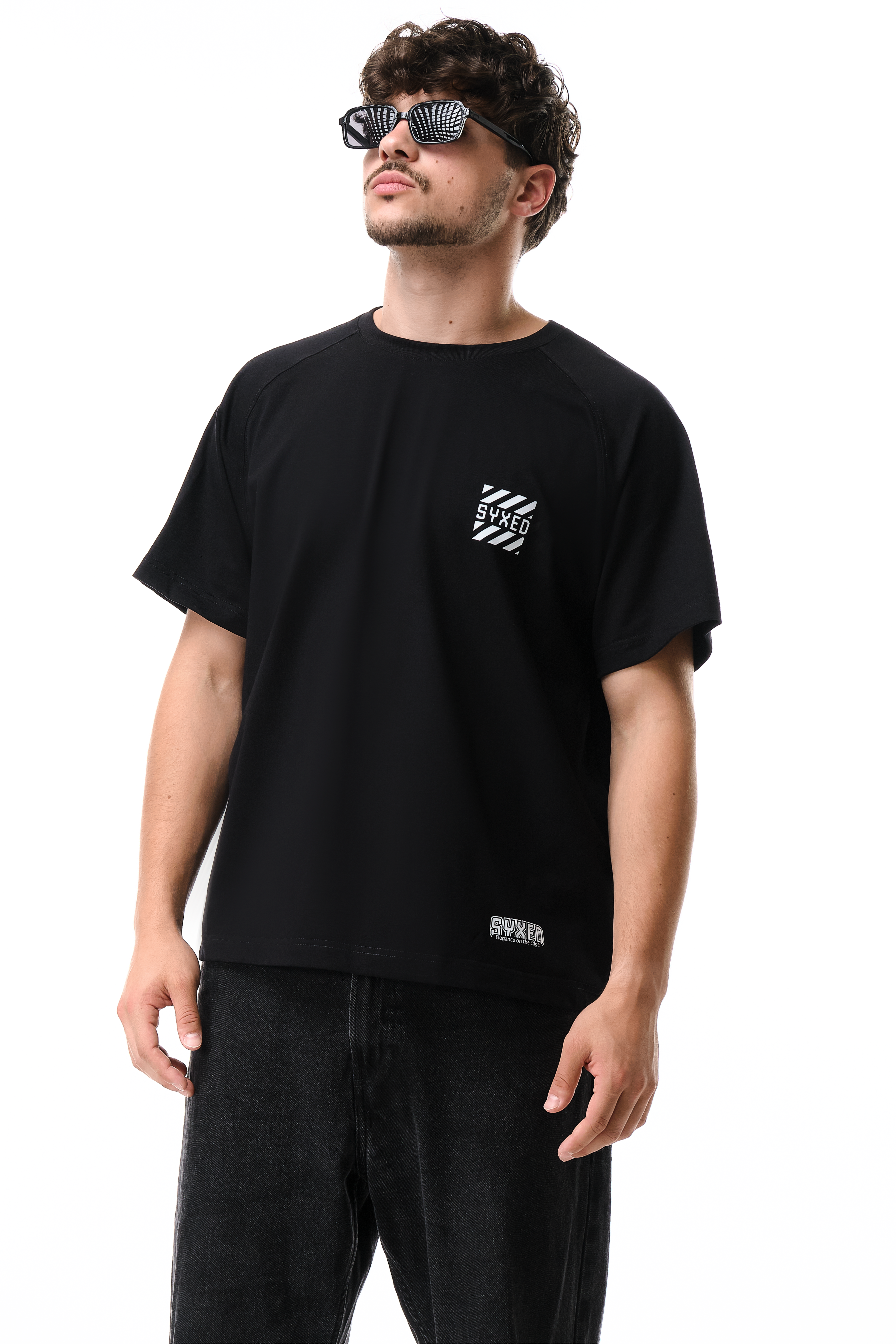 Spintext T-Shirt Black