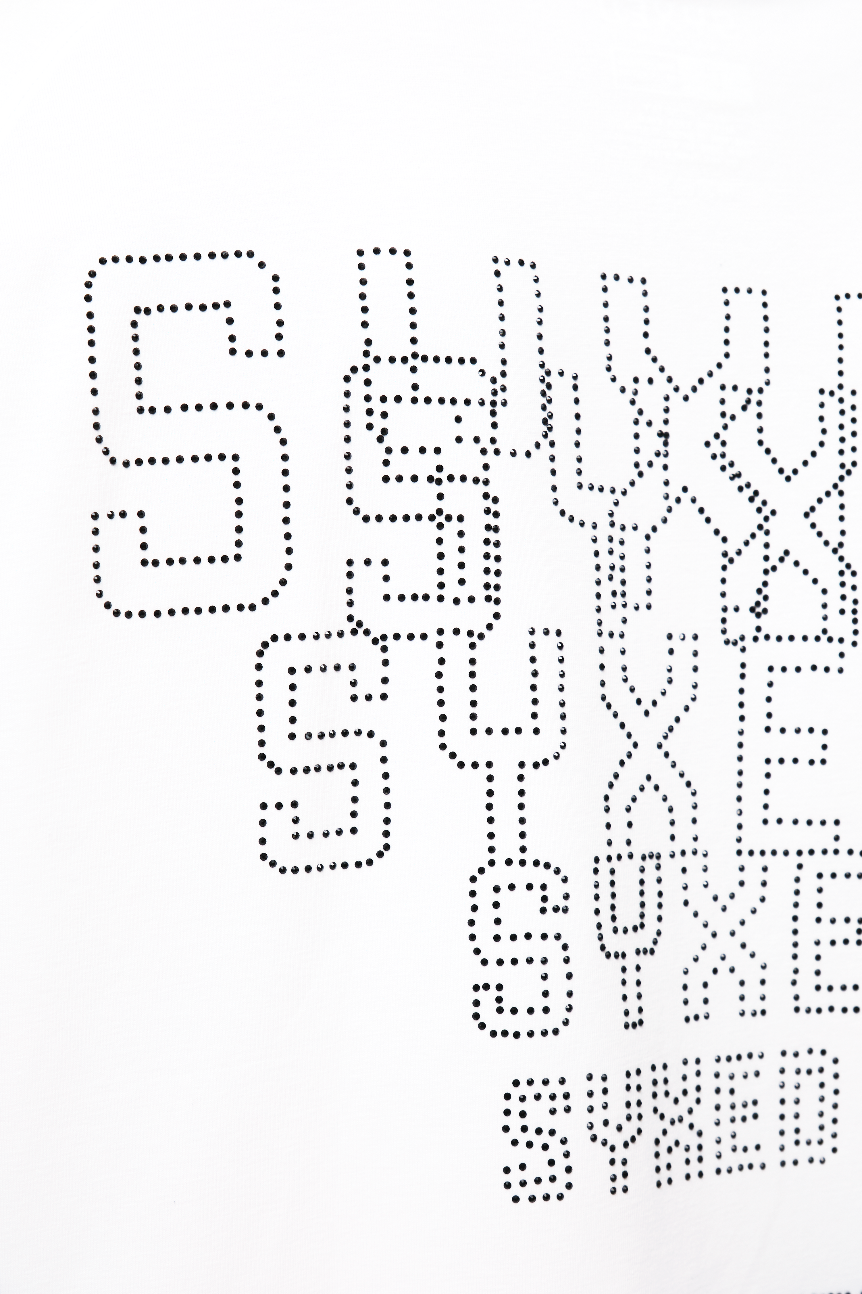 Astra T-Shirt White with Black gems