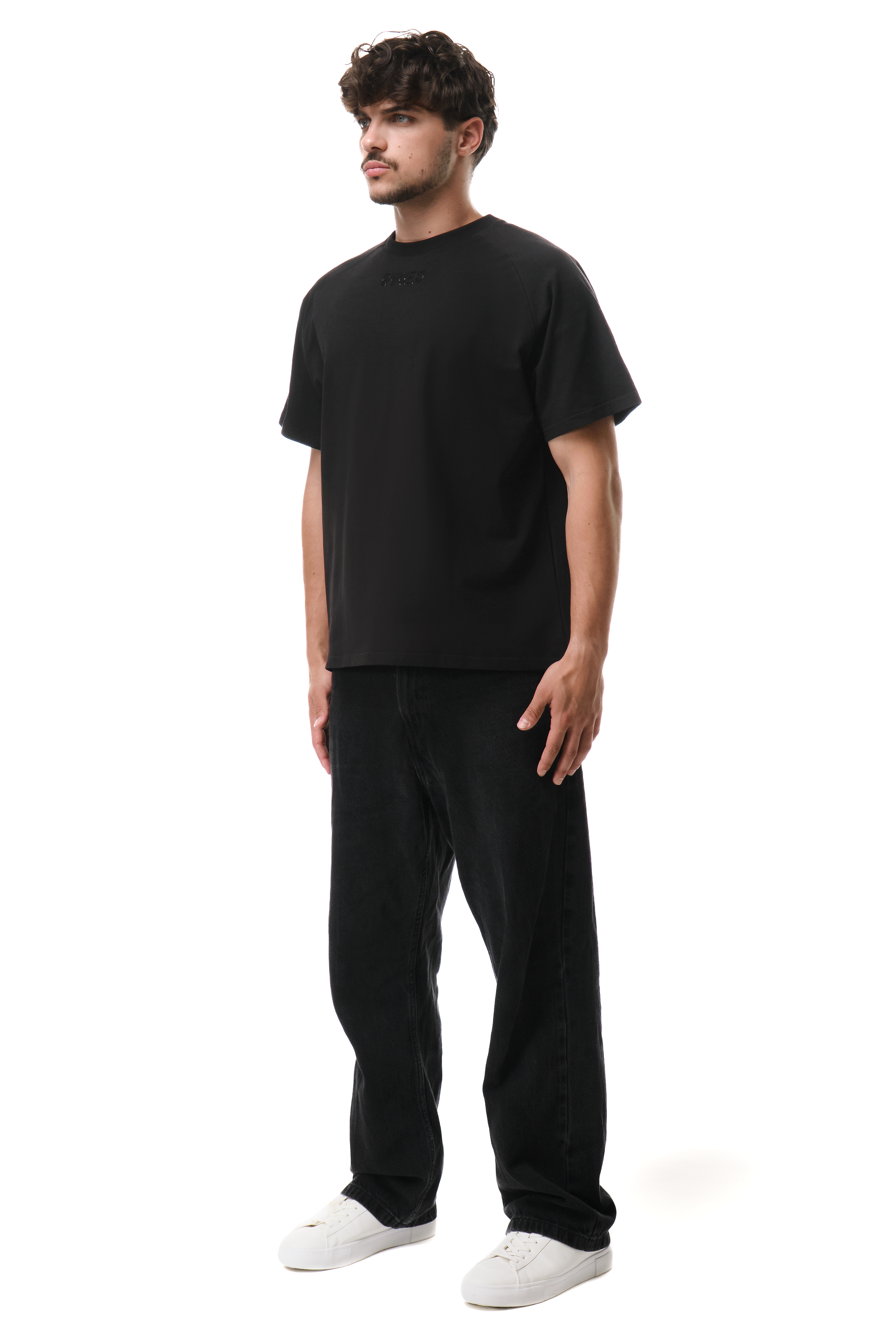 Astra T-Shirt Black with Black gems