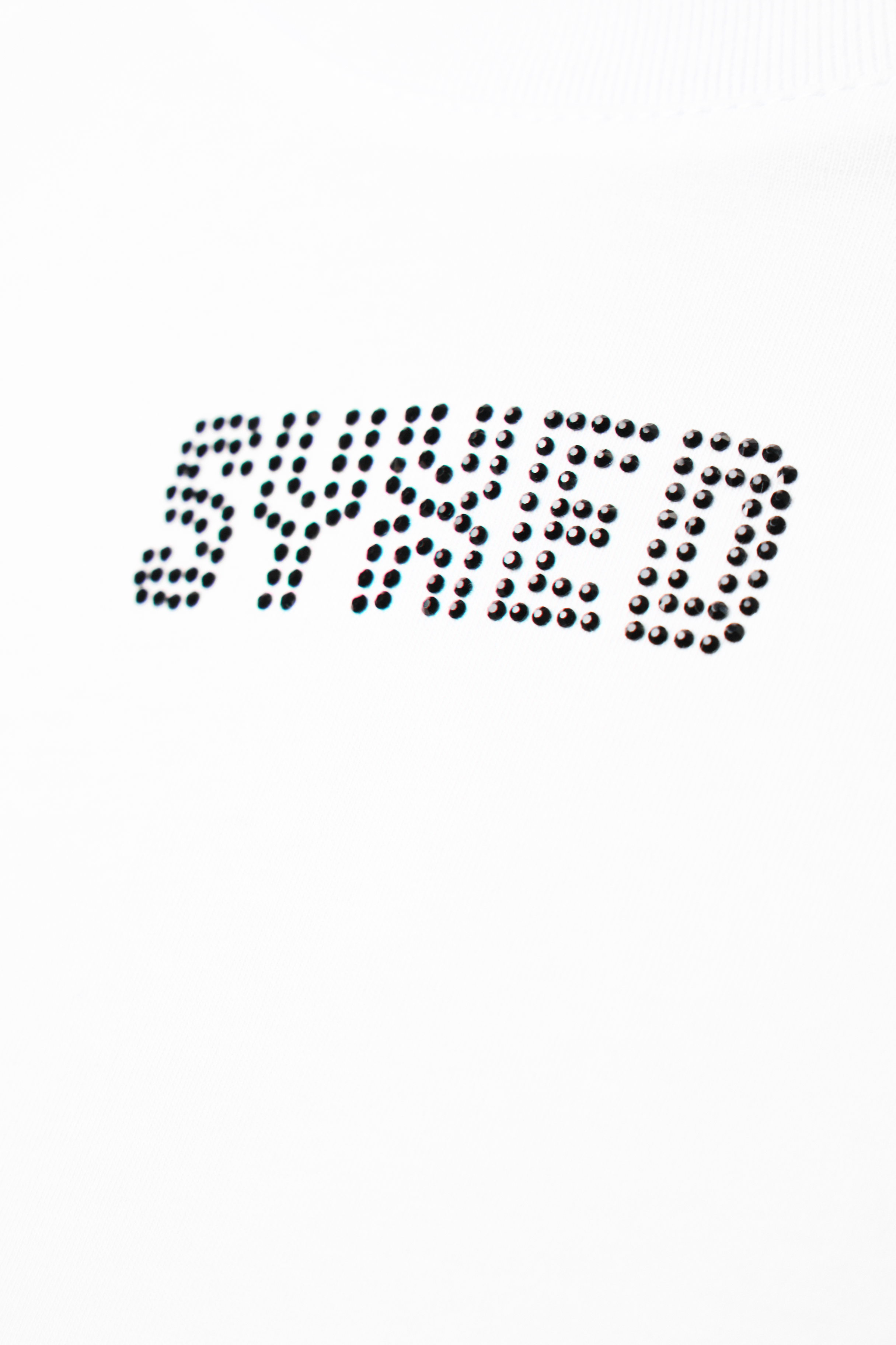 Astra T-Shirt White with Black gems