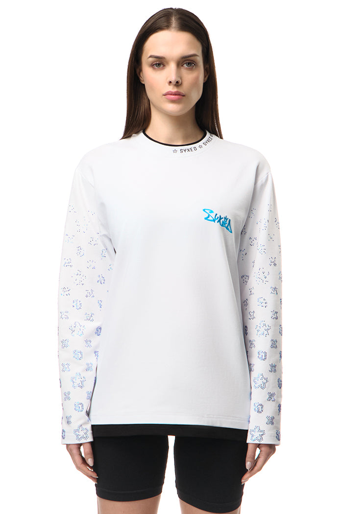 Longsleeve Golddigger White Ice Star