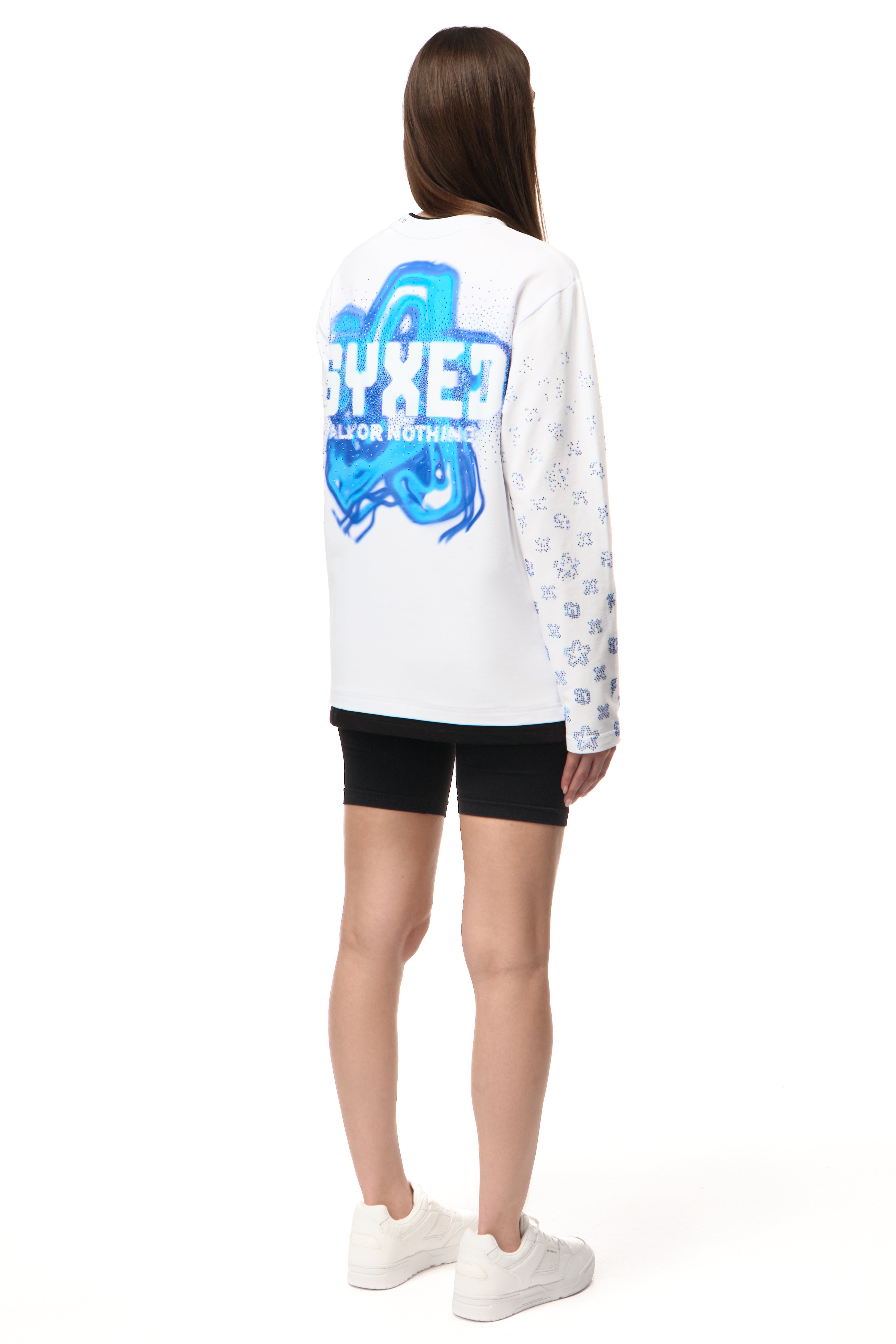 Longsleeve Golddigger White Ice Star