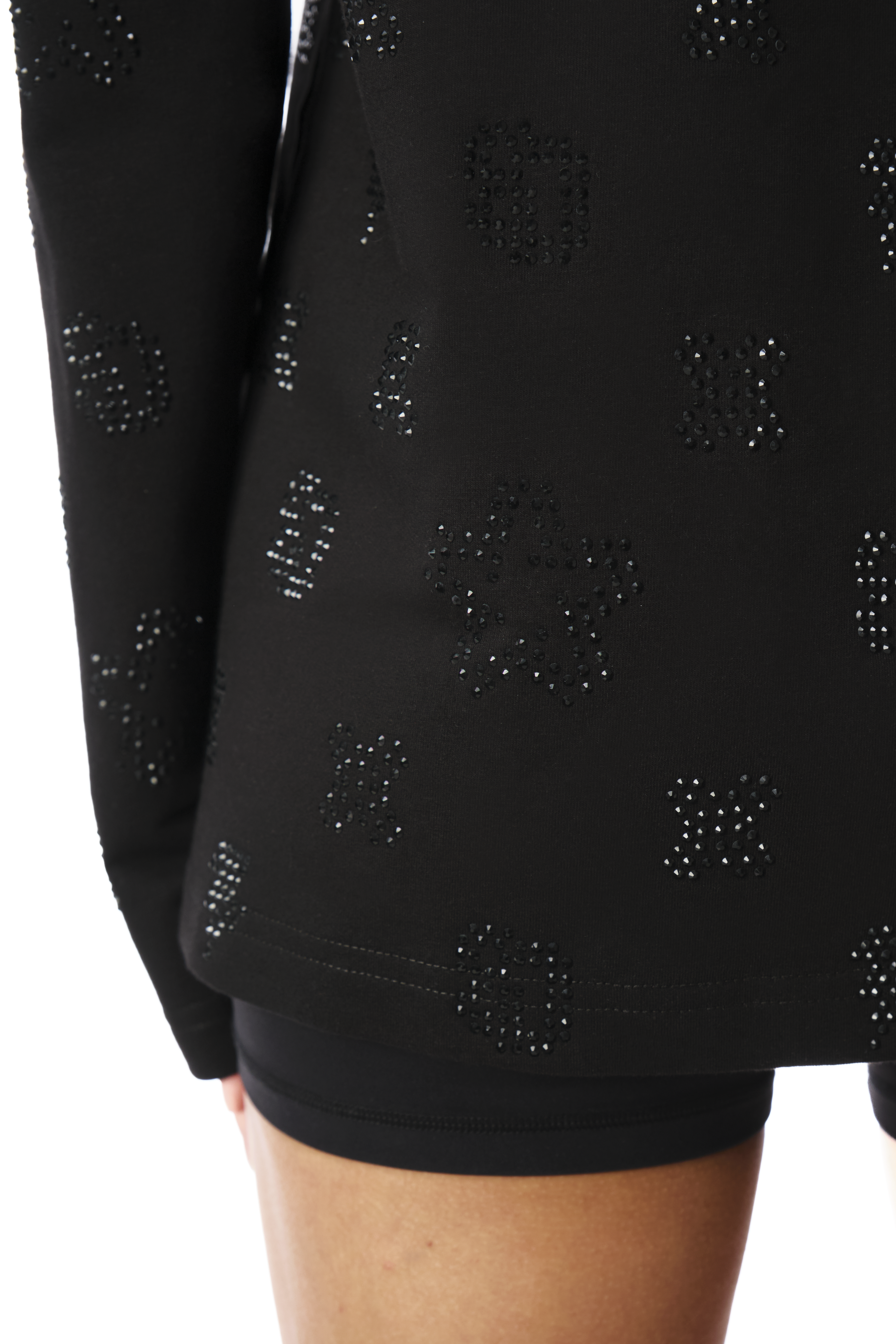Cashier Black Longsleeve with Black gems