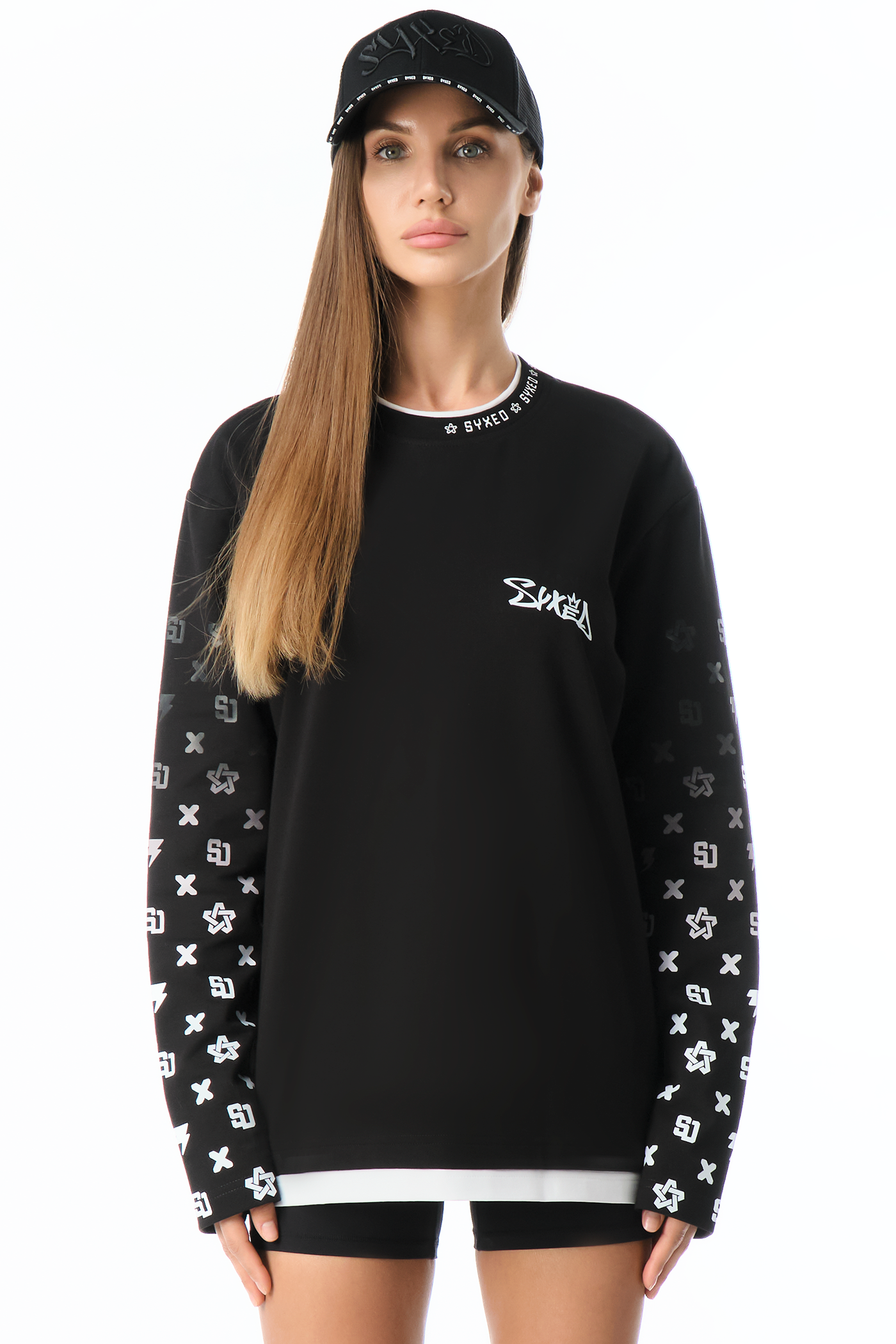 Longsleeve Firehunter Black Fire Star