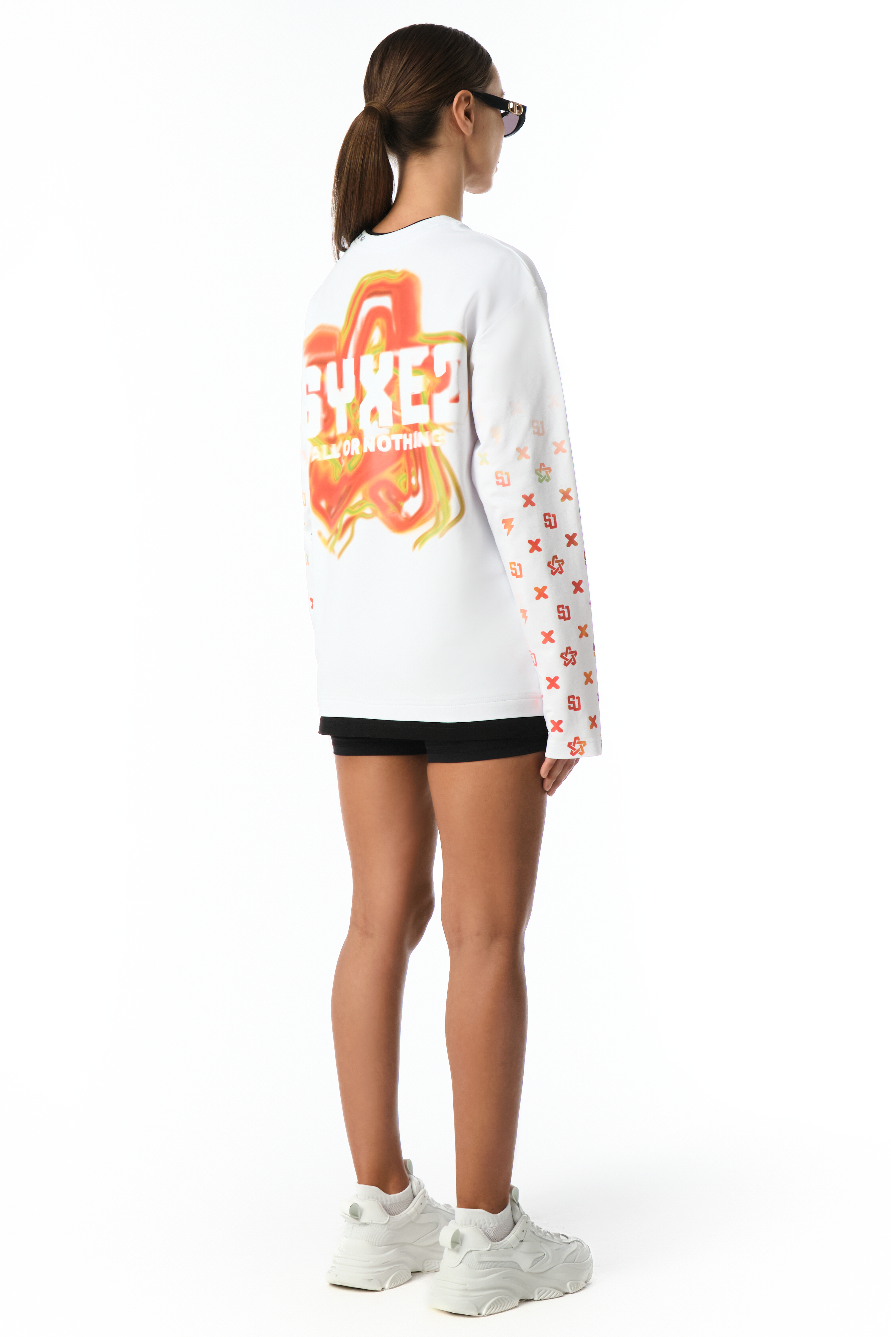 Firehunter White Longsleeve Fire Star