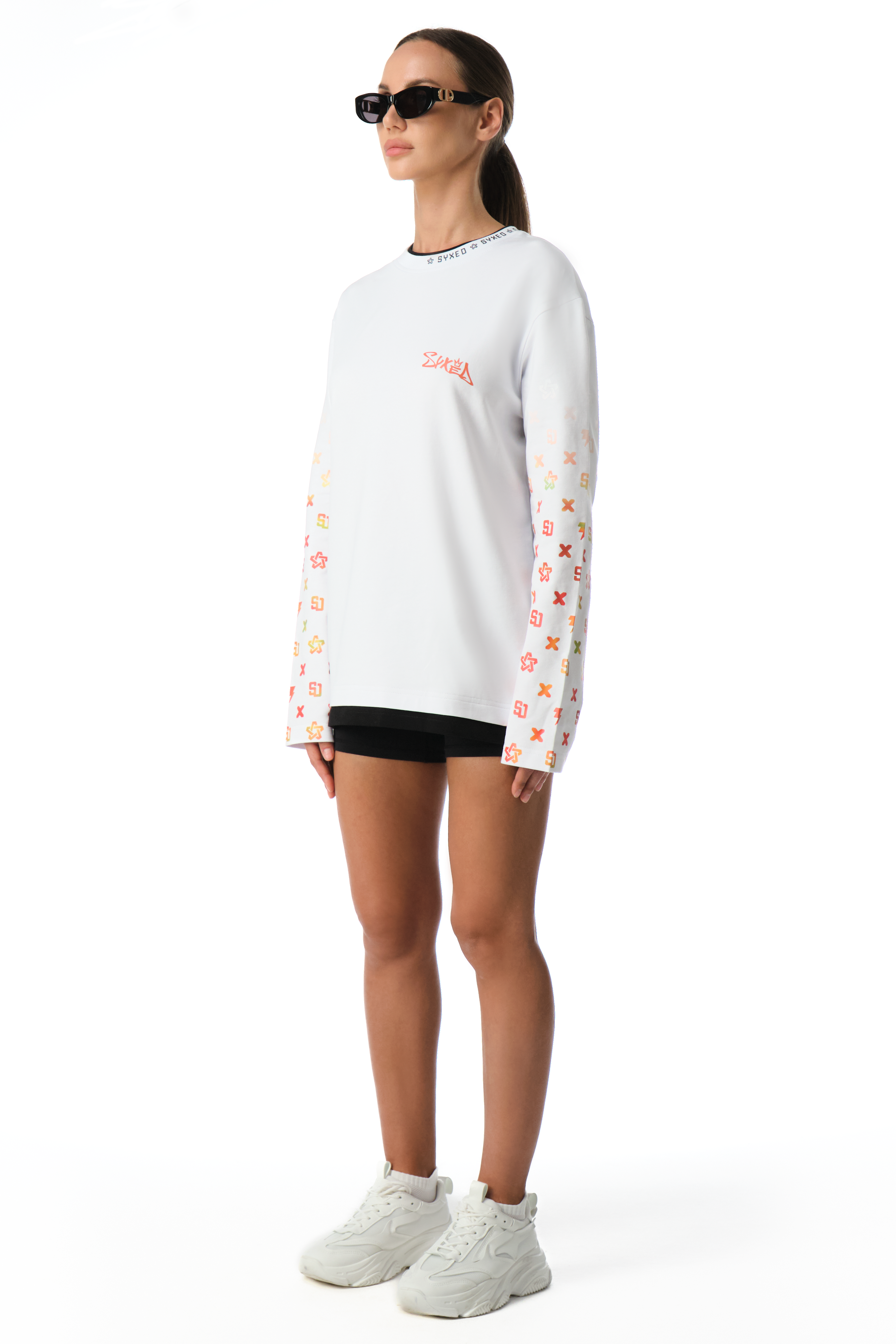 Firehunter White Longsleeve Fire Star