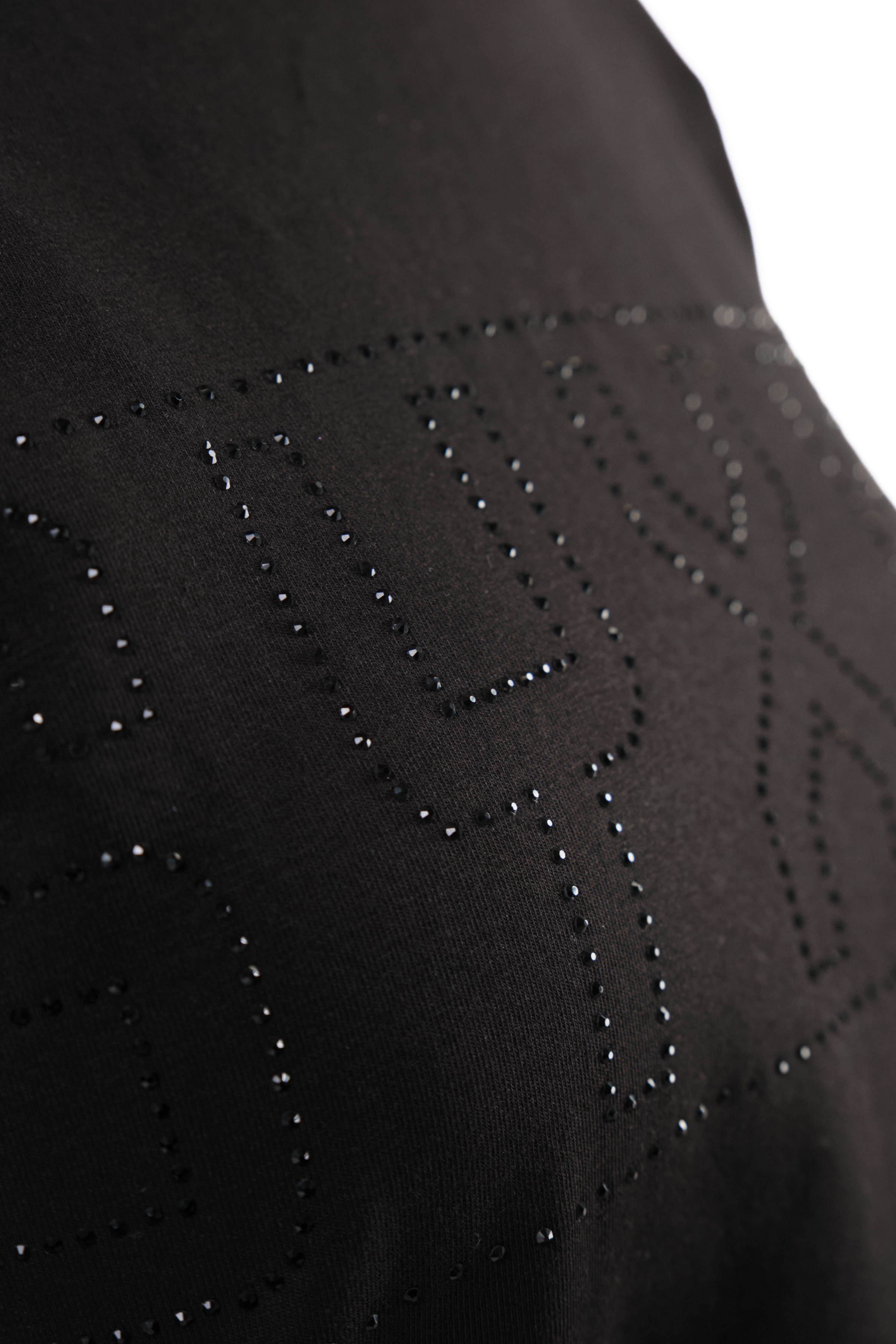 T-Shirt Dazzle Black with Black gems