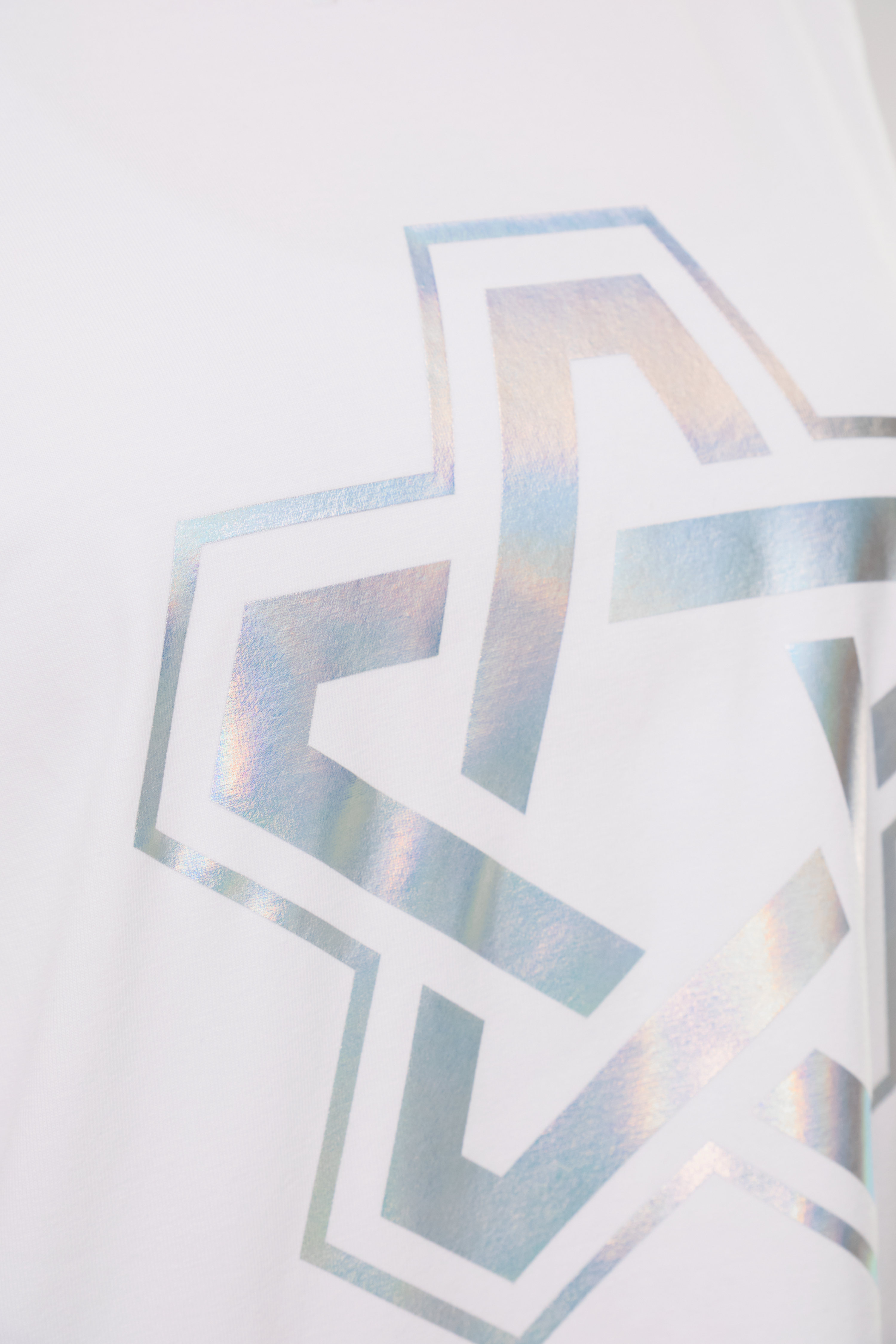 Holo Foil White T-Shirt