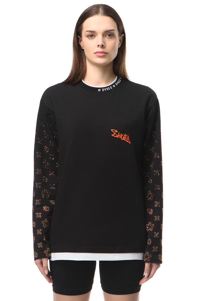 Longsleeve Golddigger Black Fire Star