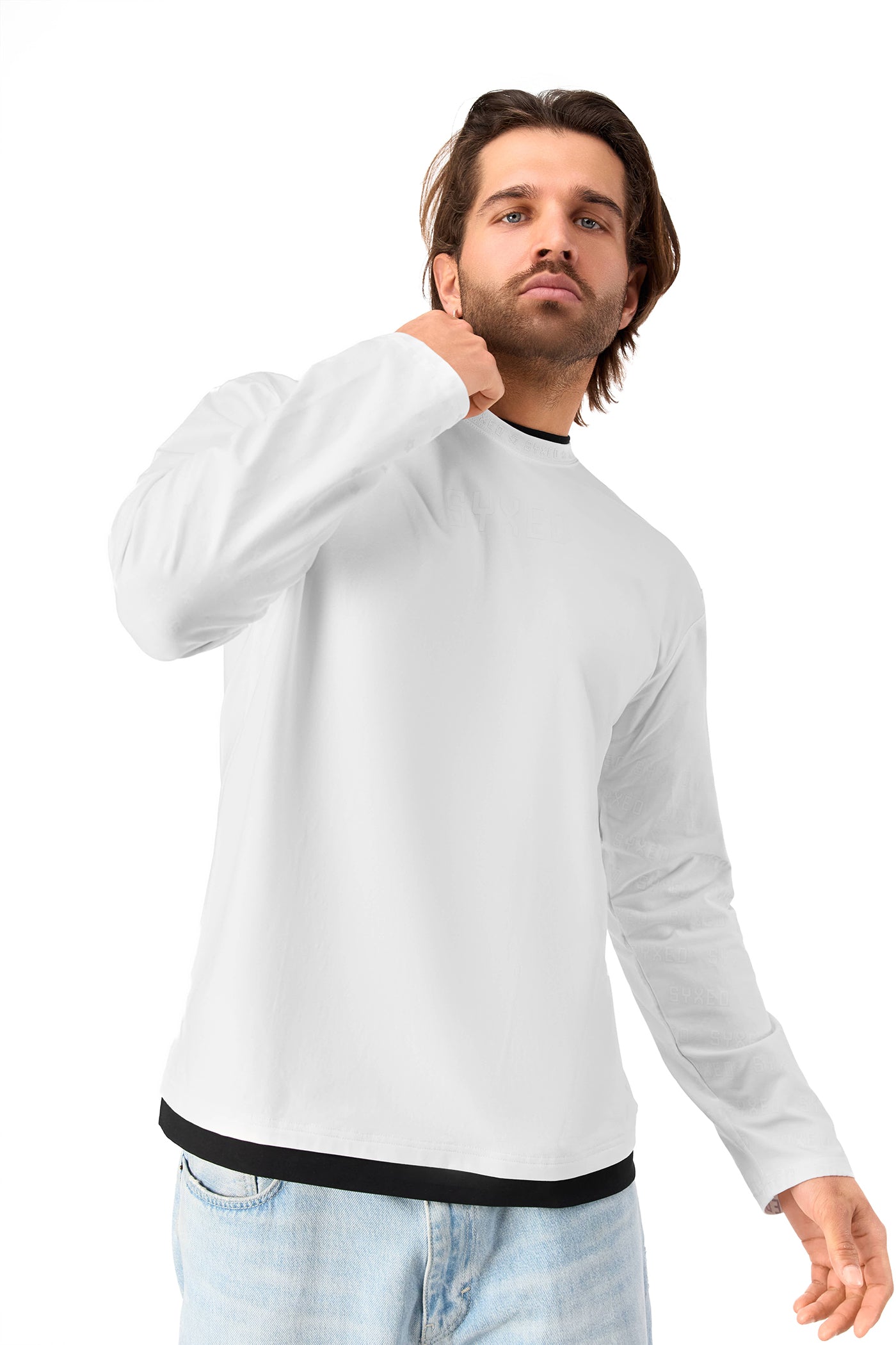 Deal Longsleeve White on White