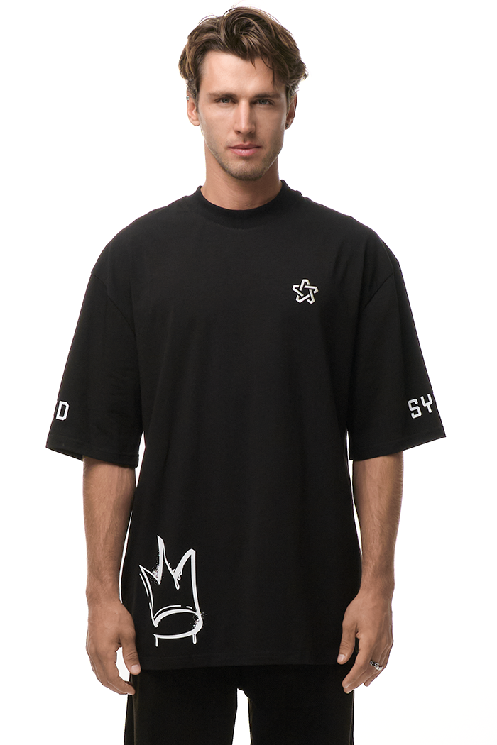 Angels Graffiti T-Shirt Black