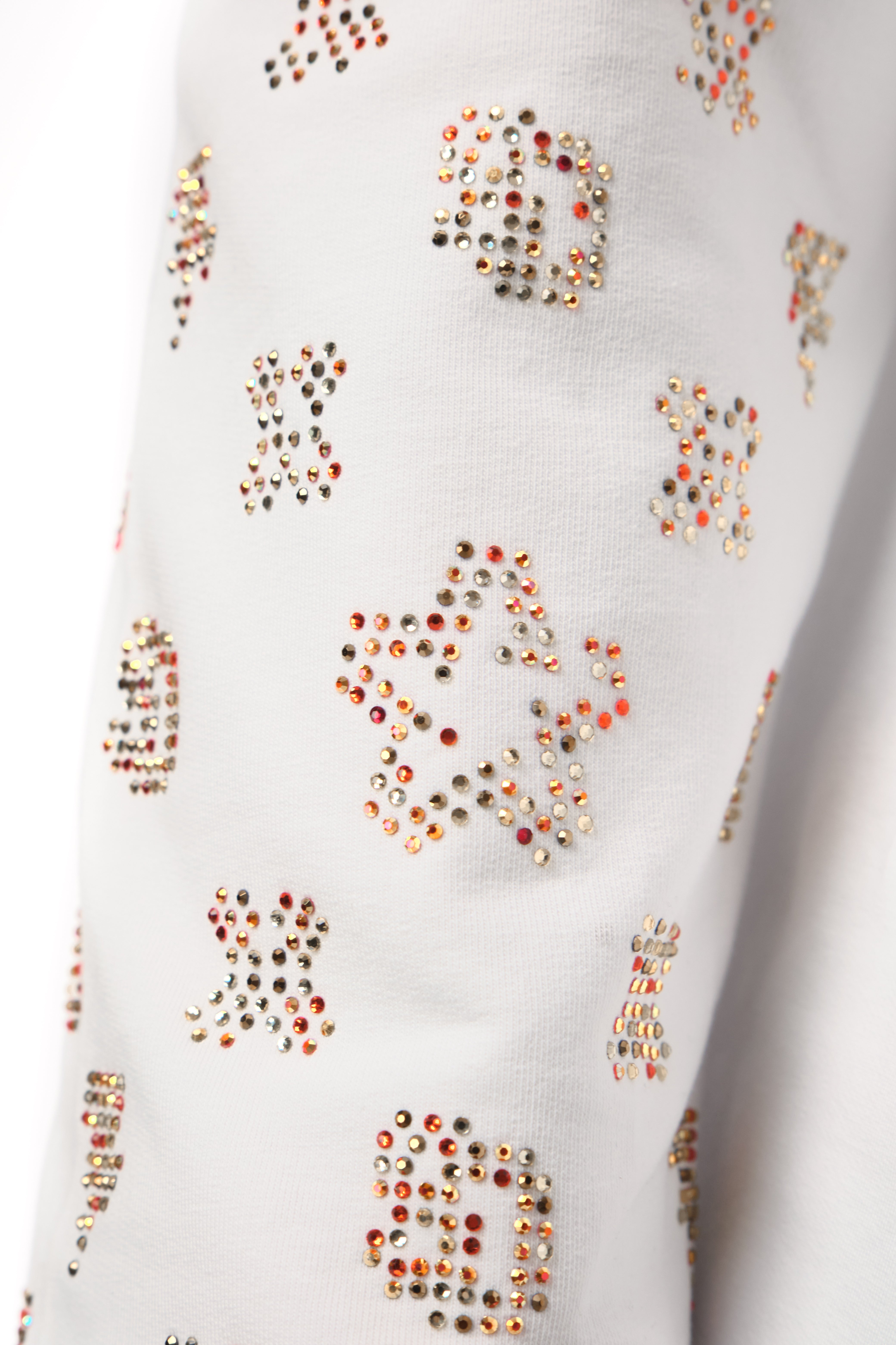Longsleeve Golddigger White Fire Star