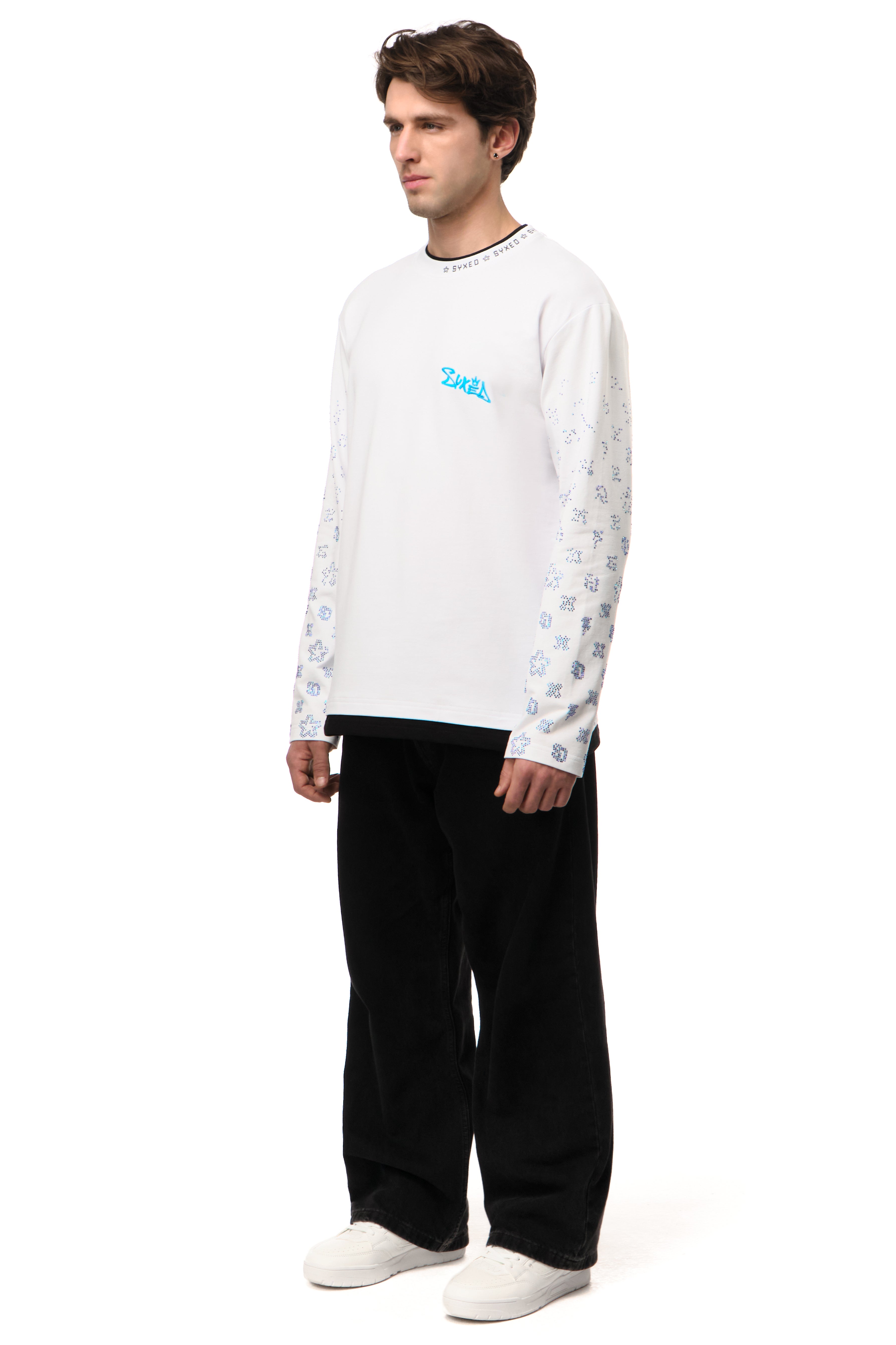 Golddigger White Longsleeve Ice Star
