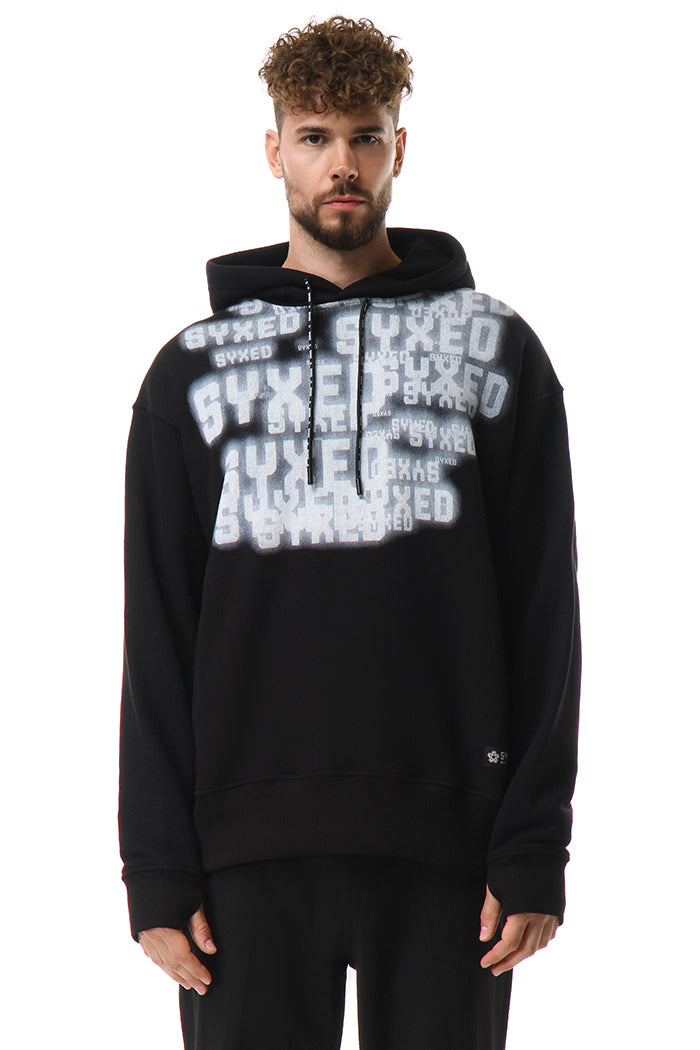 Lightning Hoodie Black Mist