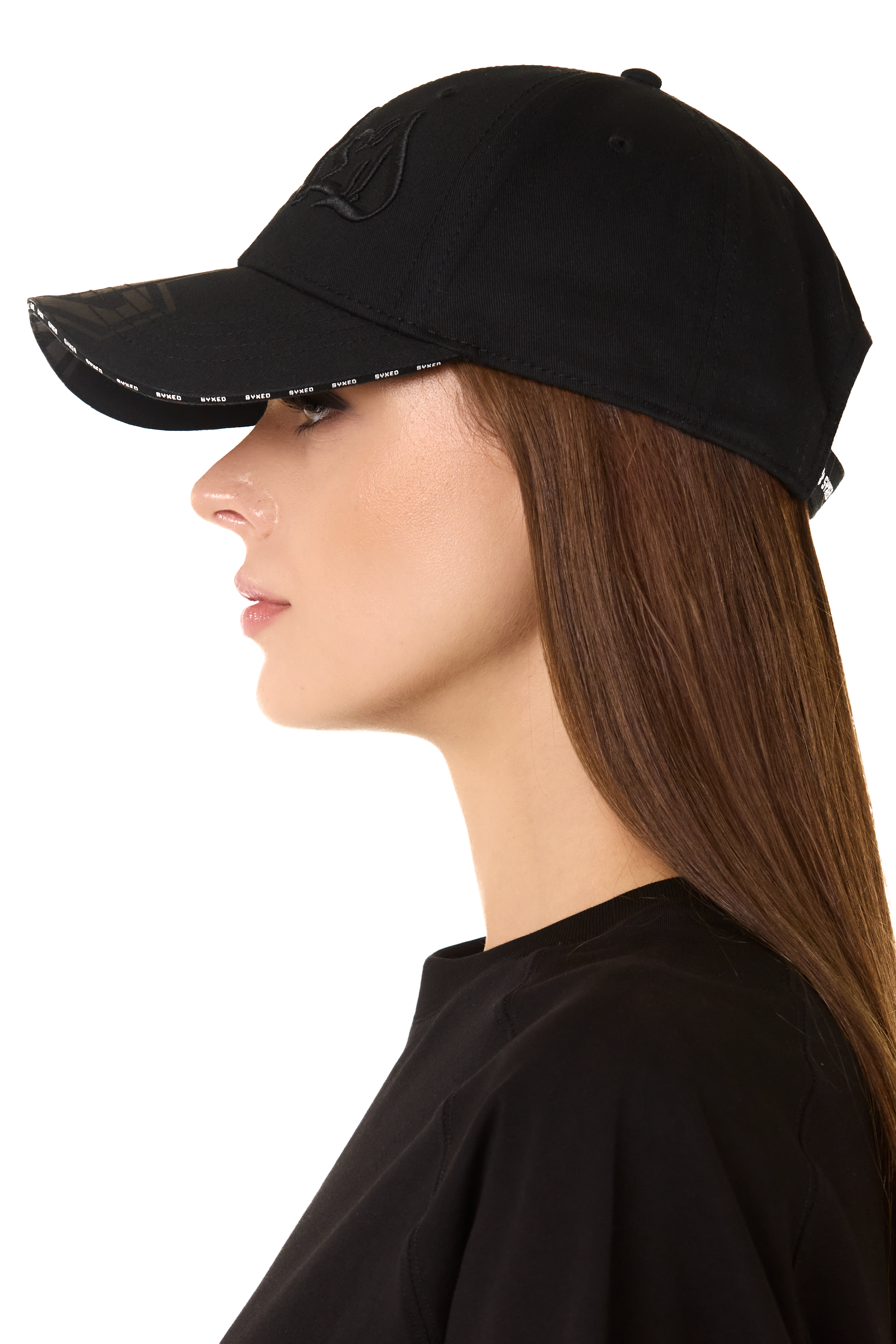 Black Graffity Cap With Net Back