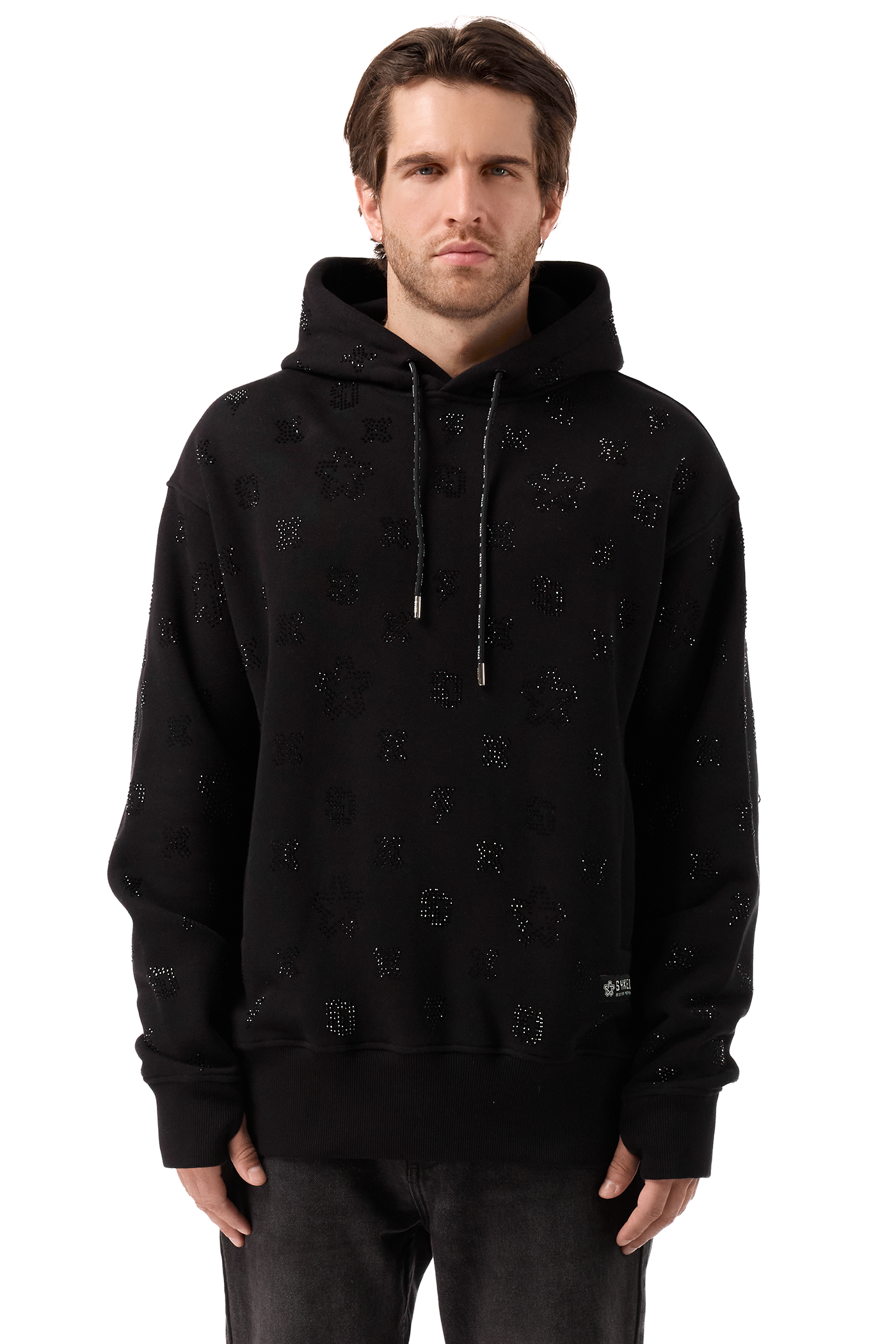 Lightning Hoodie Black Gems