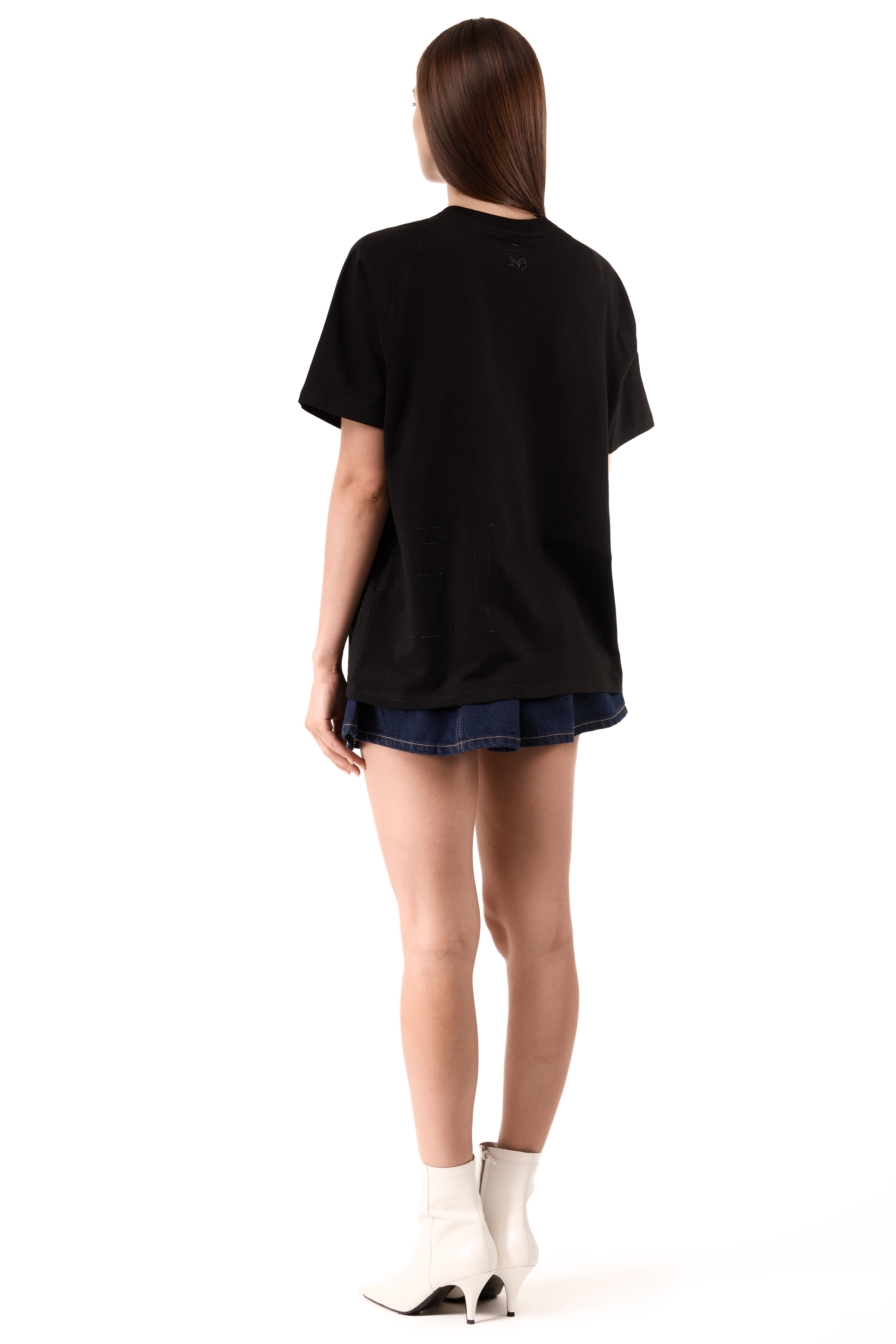 Glitz T-Shirt Black with Black gems