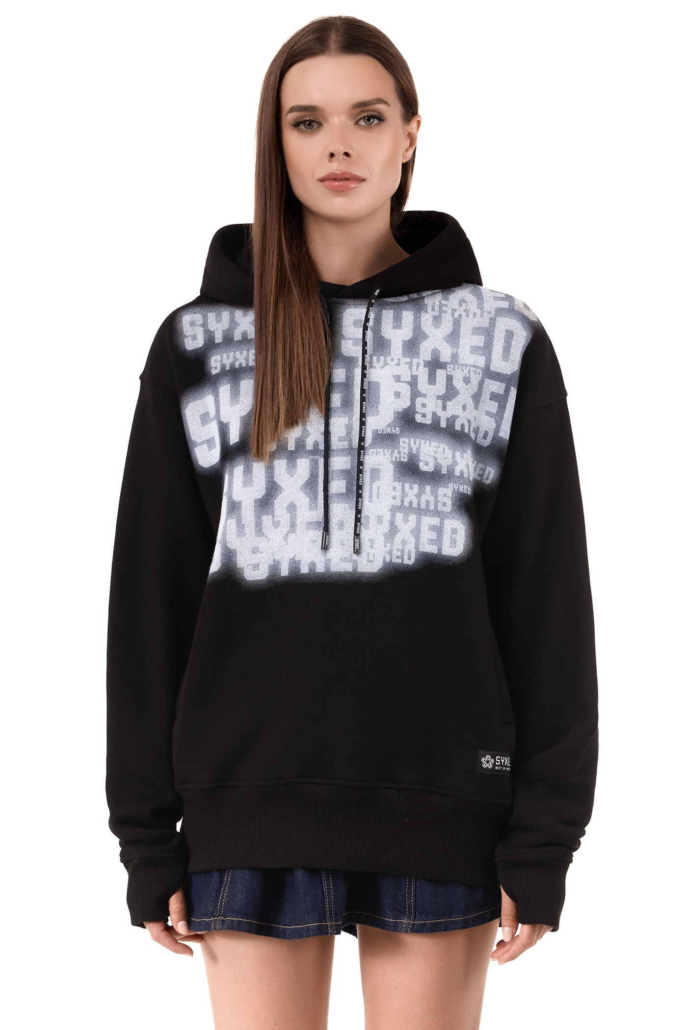 Hoodie Lightning Black Mist