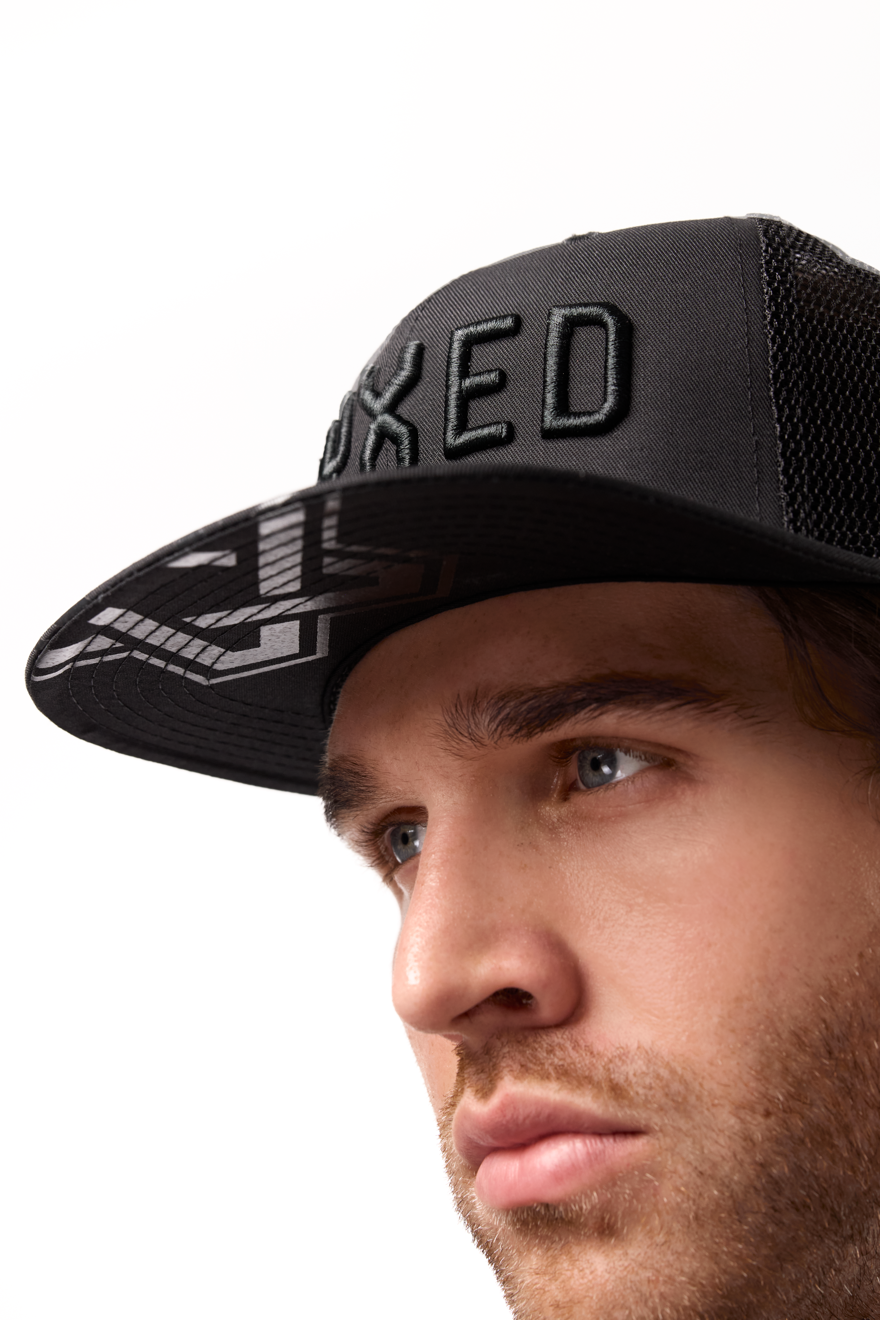 Blackside Snapback With Net Back