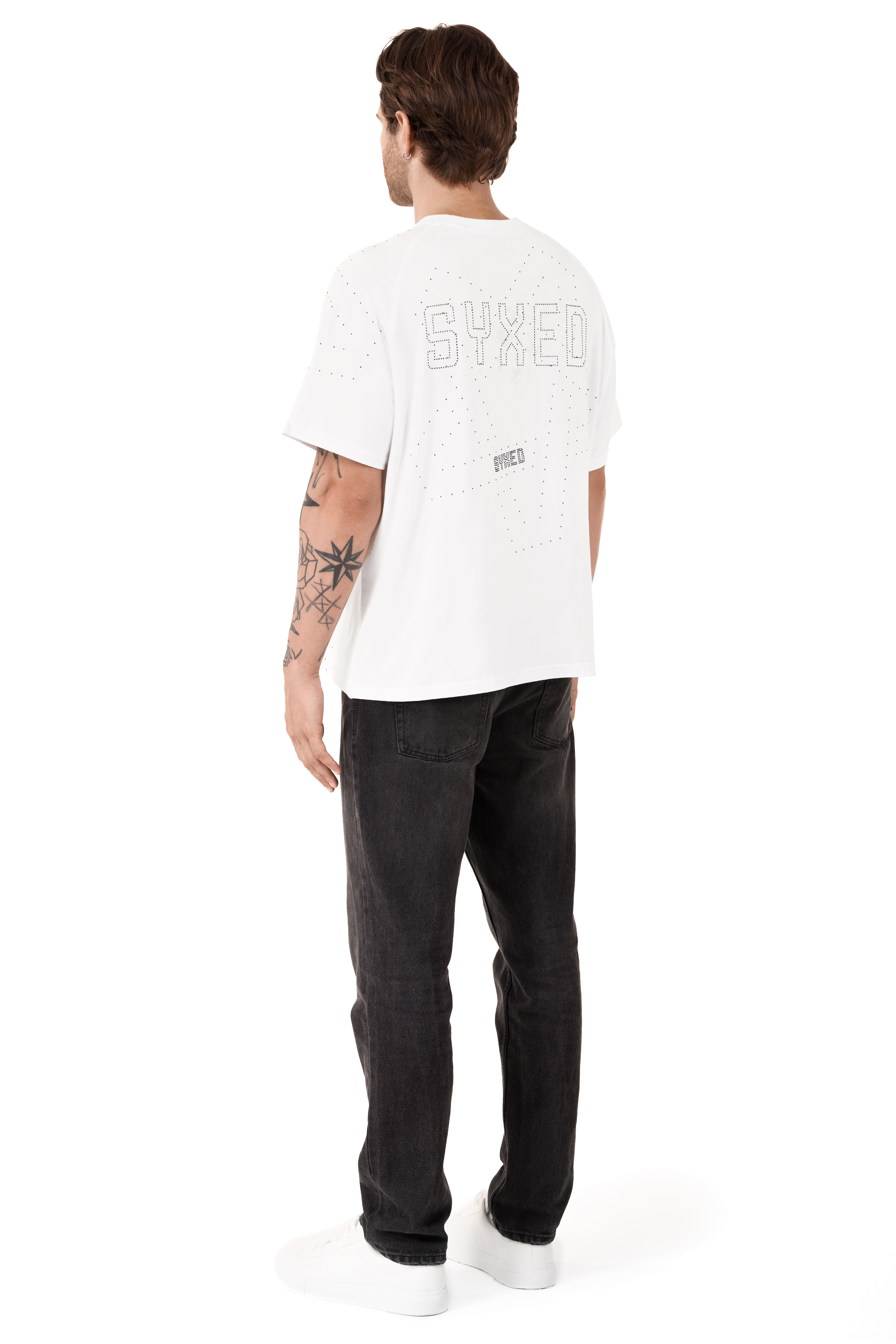 Galaxia T-Shirt White with Black gems