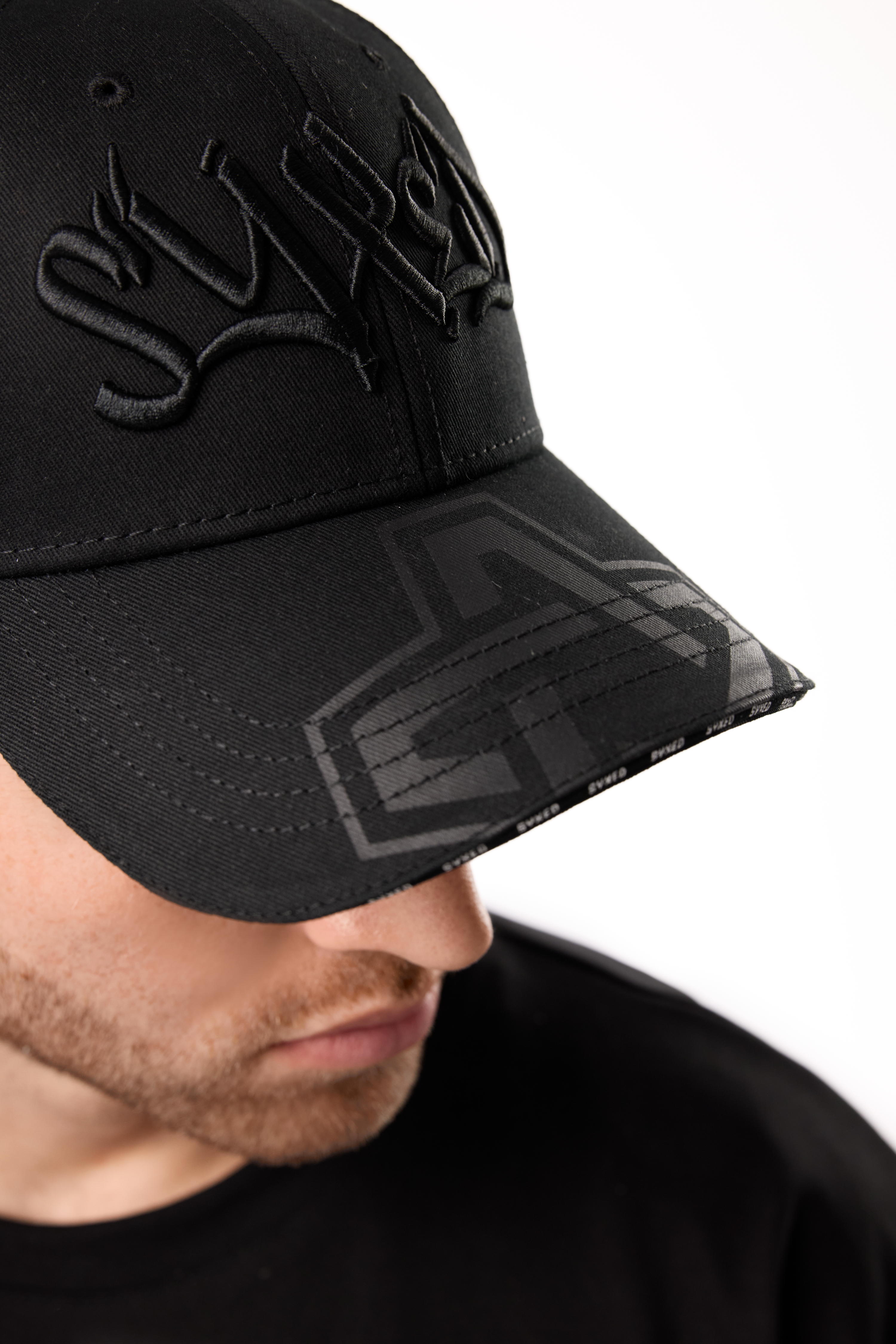 Black Graffity Cap With Net Back