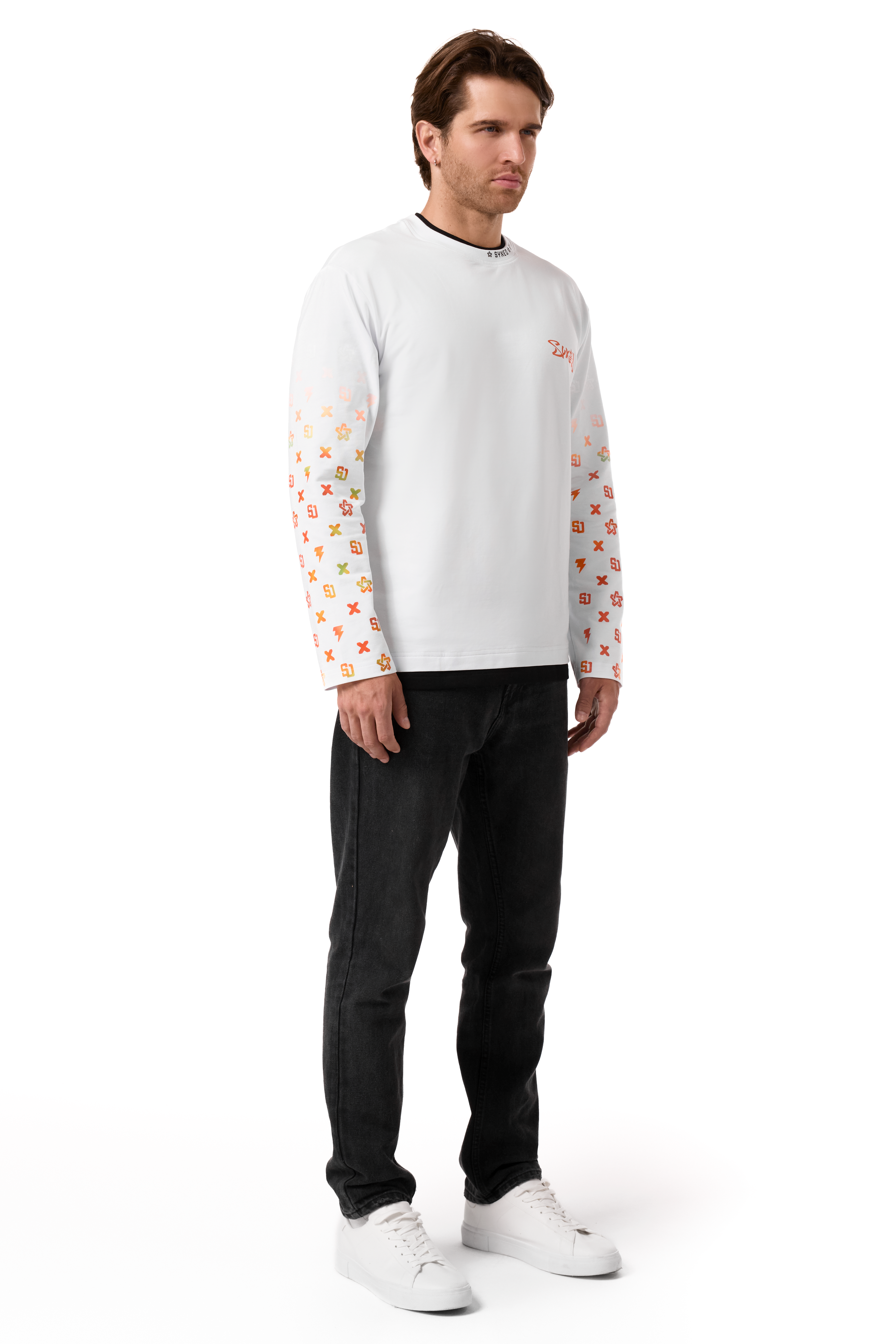 Firehunter White Longsleeve Fire Star