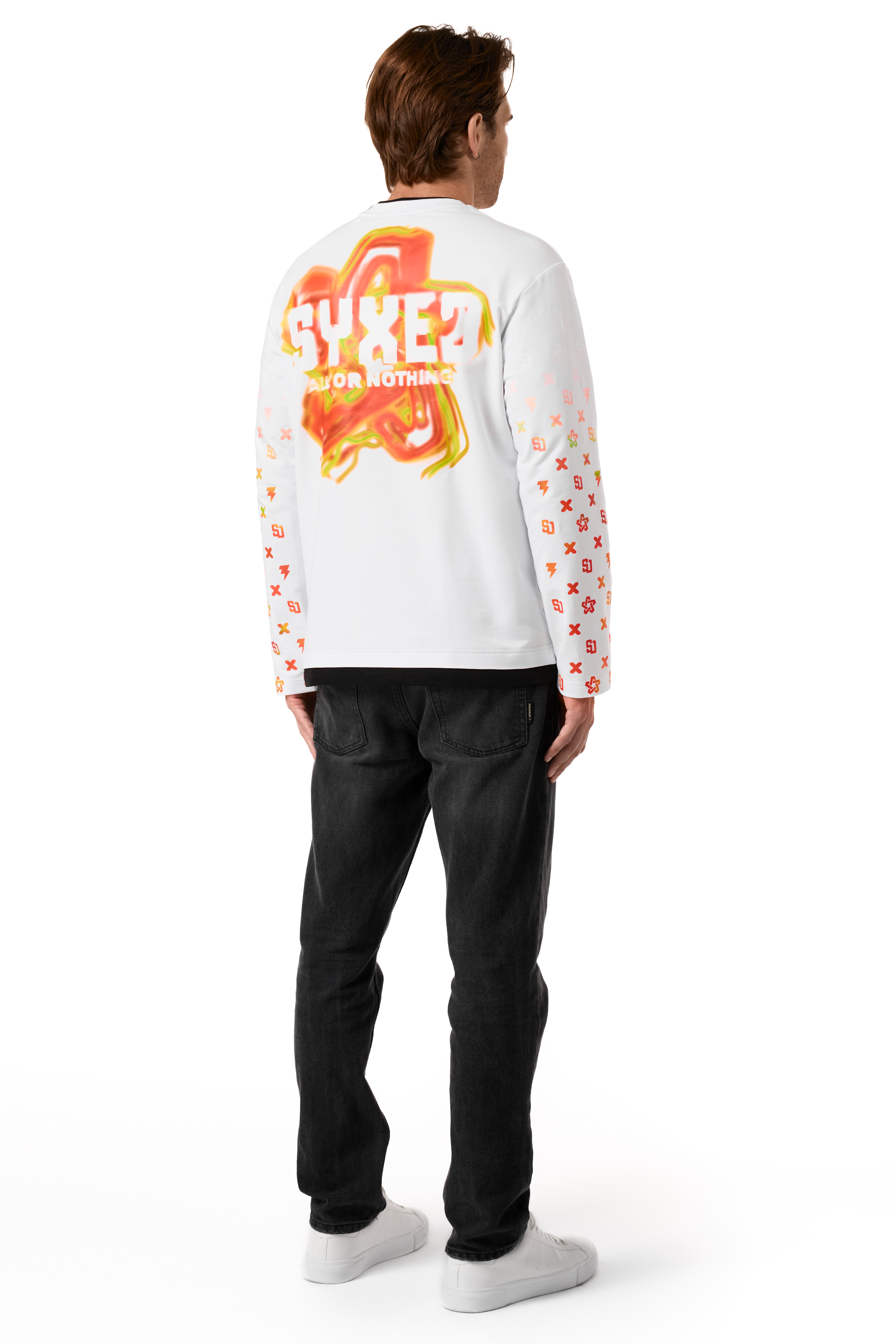 Firehunter White Longsleeve Fire Star