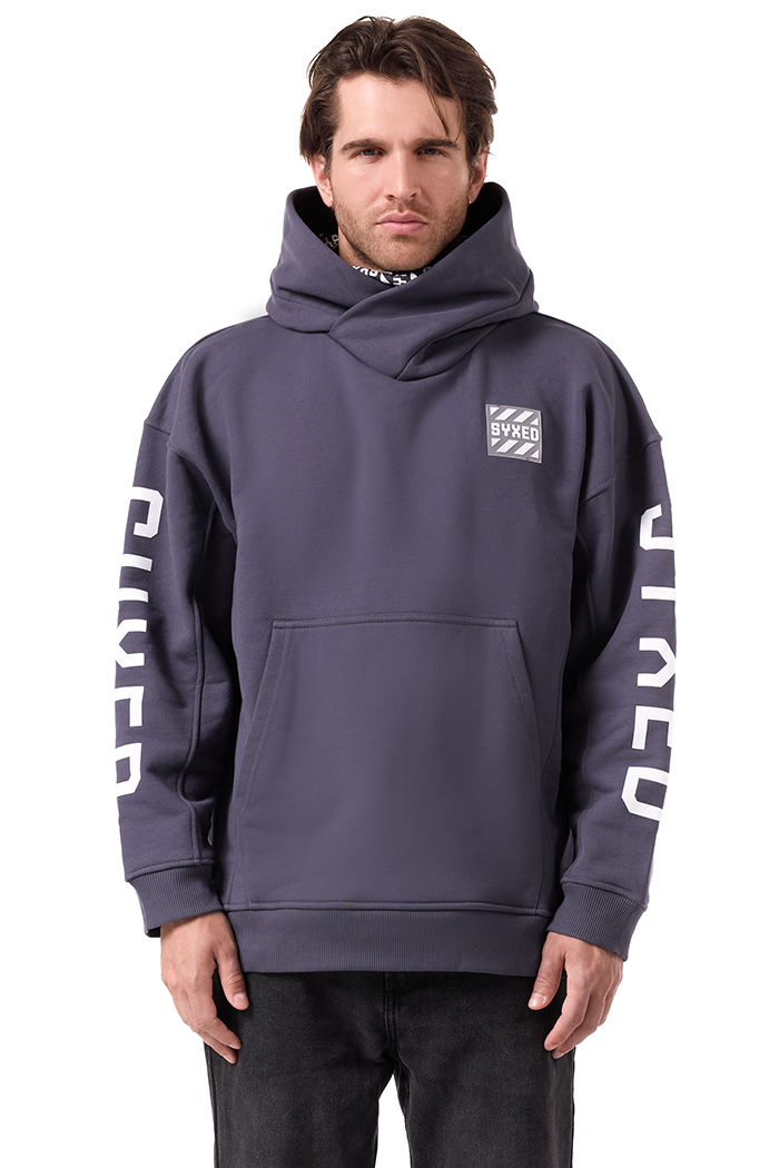 Restrict Arc Grey Hoodie Star