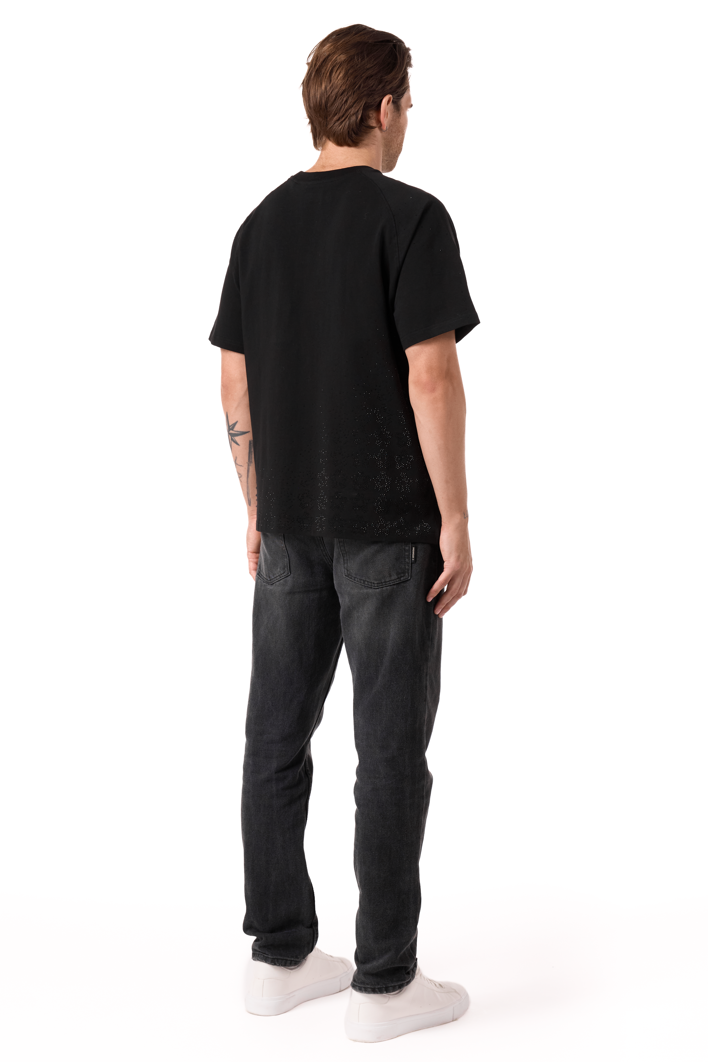 Lumina T-Shirt Black with Black gems