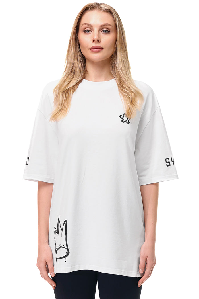 T-Shirt Angels Graffiti White