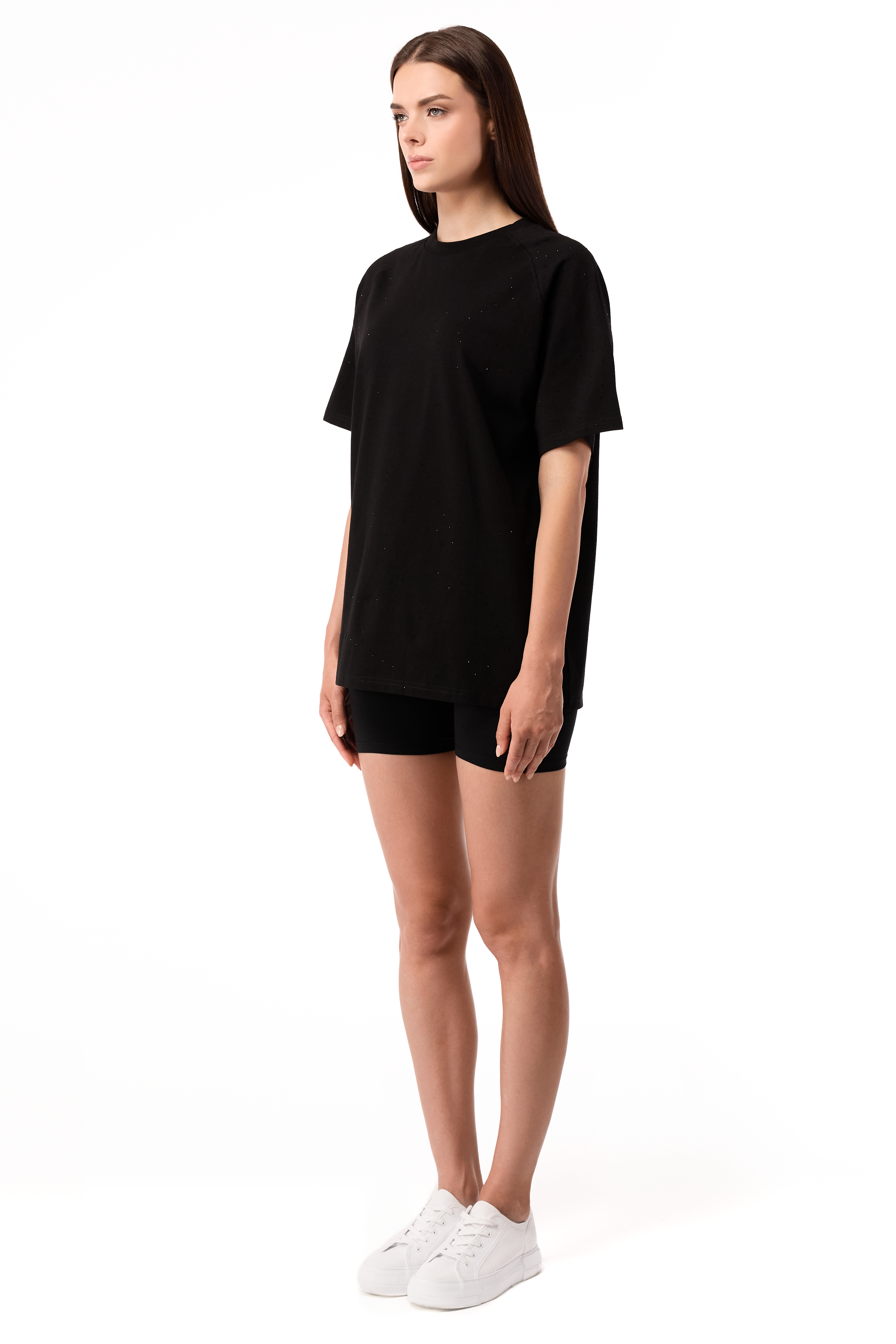 Galaxia T-Shirt Black with Black gems