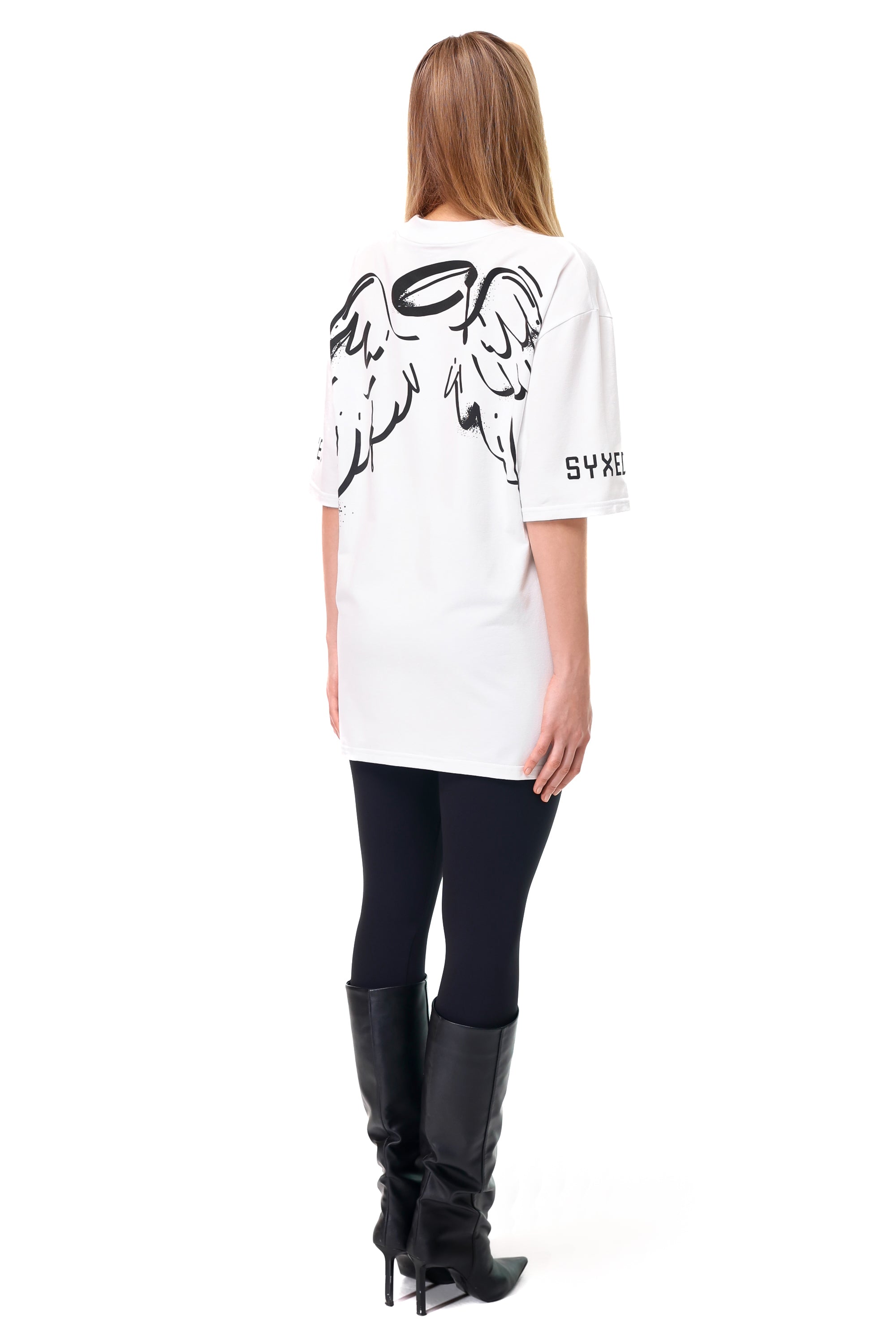 T-Shirt Angels Graffiti White