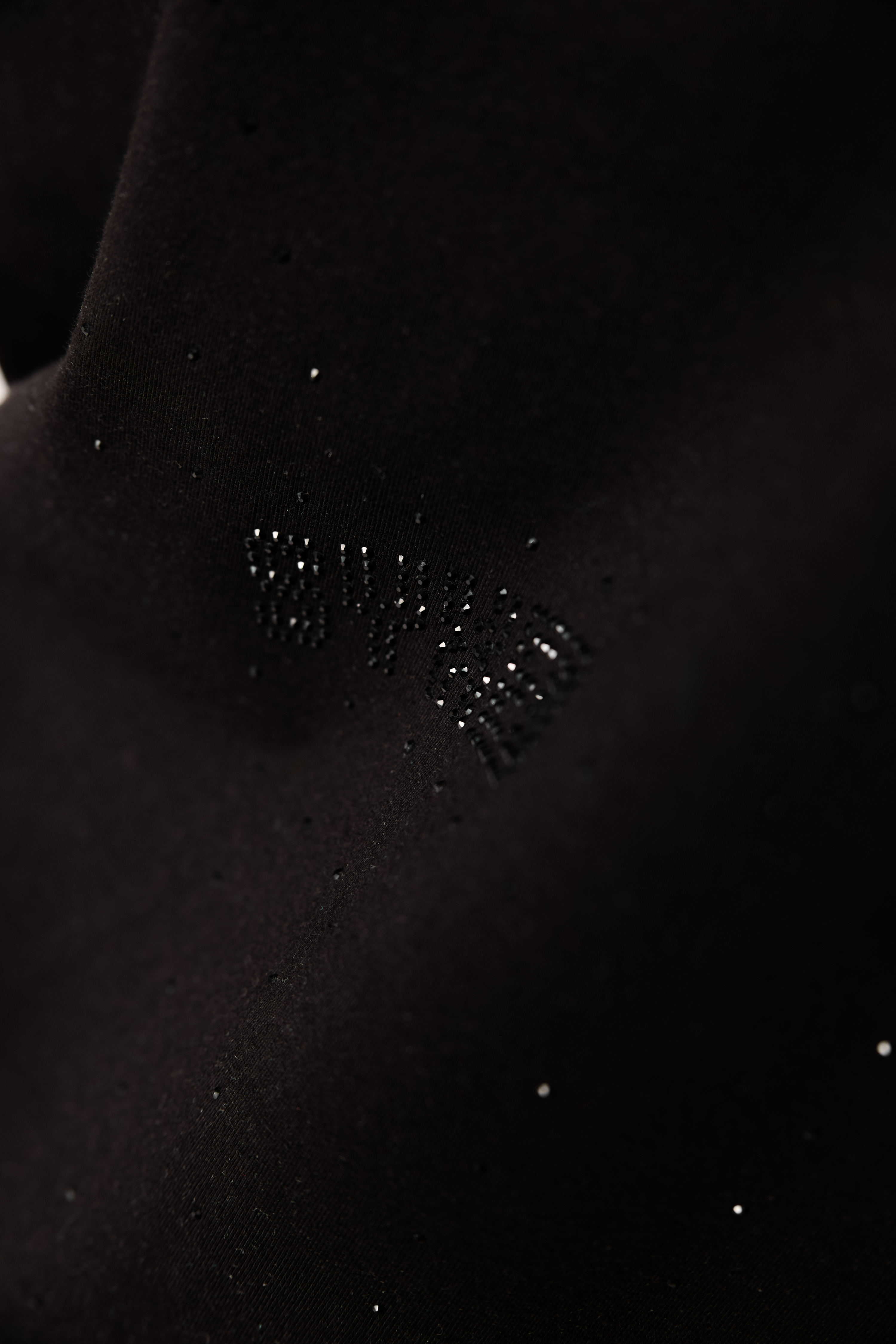Galaxia T-Shirt Black with Black gems